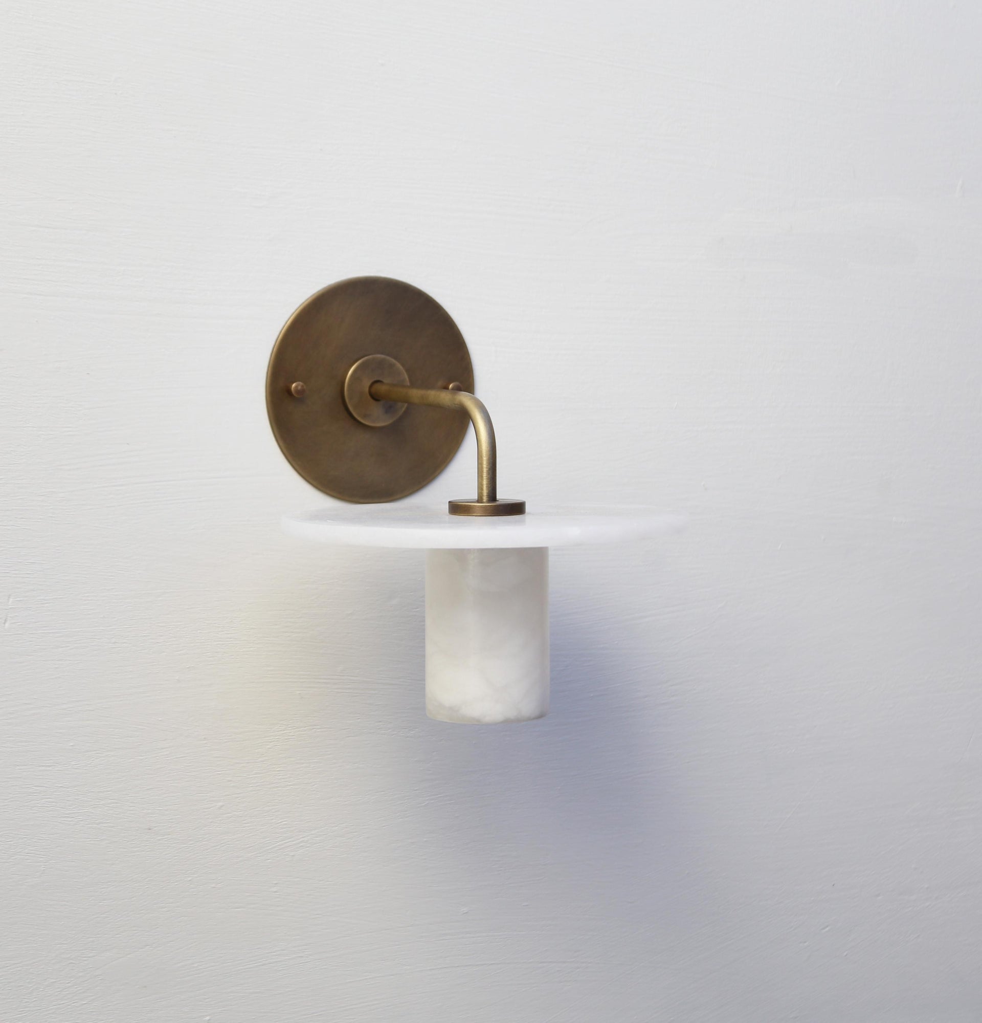 Wall Sconce  Light, Wall Sconce with alabaster shade, Alabaster