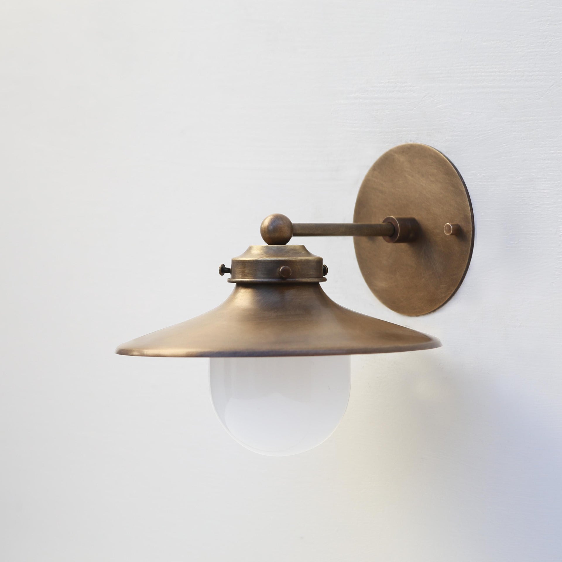 Bathroom Vanity Light,  Wall Sconce light with brass shade-Minimal Sconce Light, UL Listed, LM2. No.0386