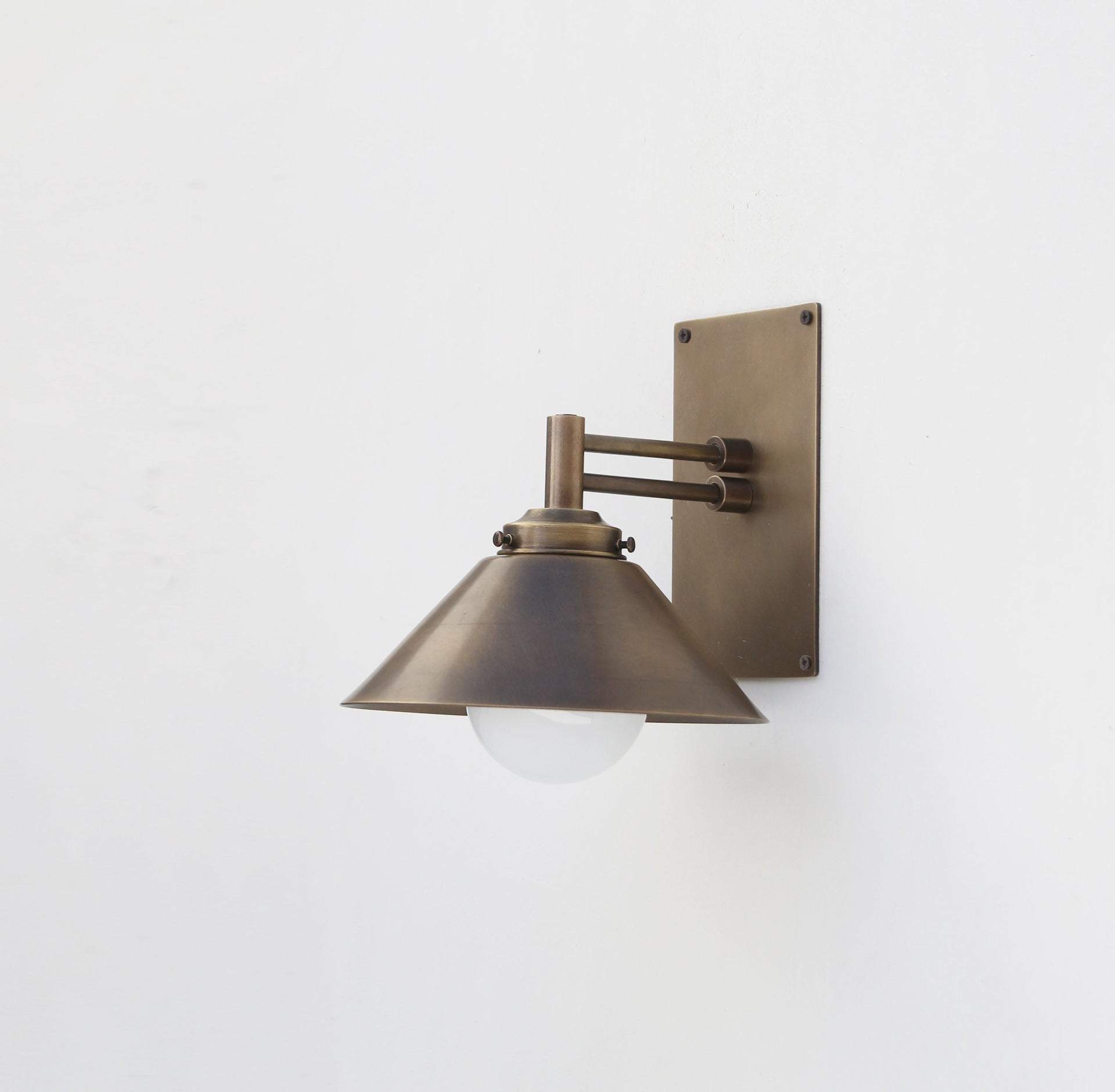 Brass Wall Sconce light, Modern brass light, Industrial style brass wall sconce light, UL Listed, LM2 No.0477