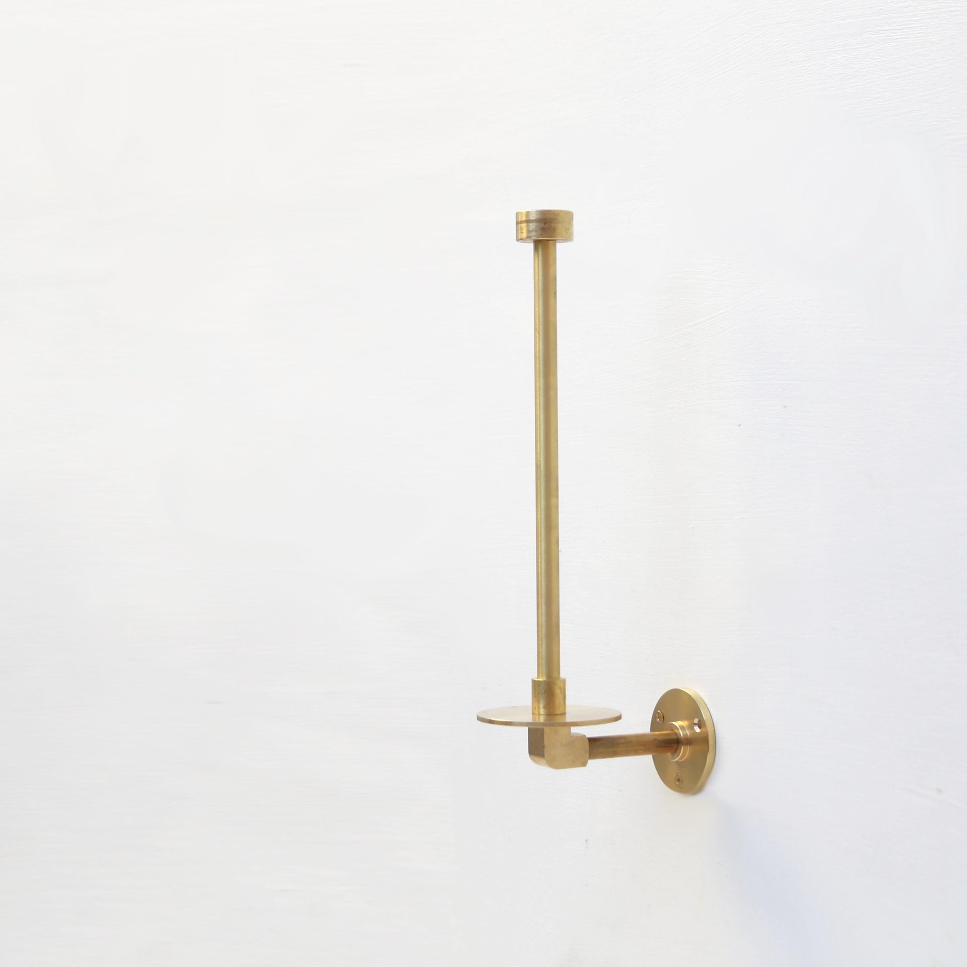 Brass Paper Towel  Holder, Under Cabinet paper Towel  Holder or on the wall, Modern Brass Paper Towel  Holder,