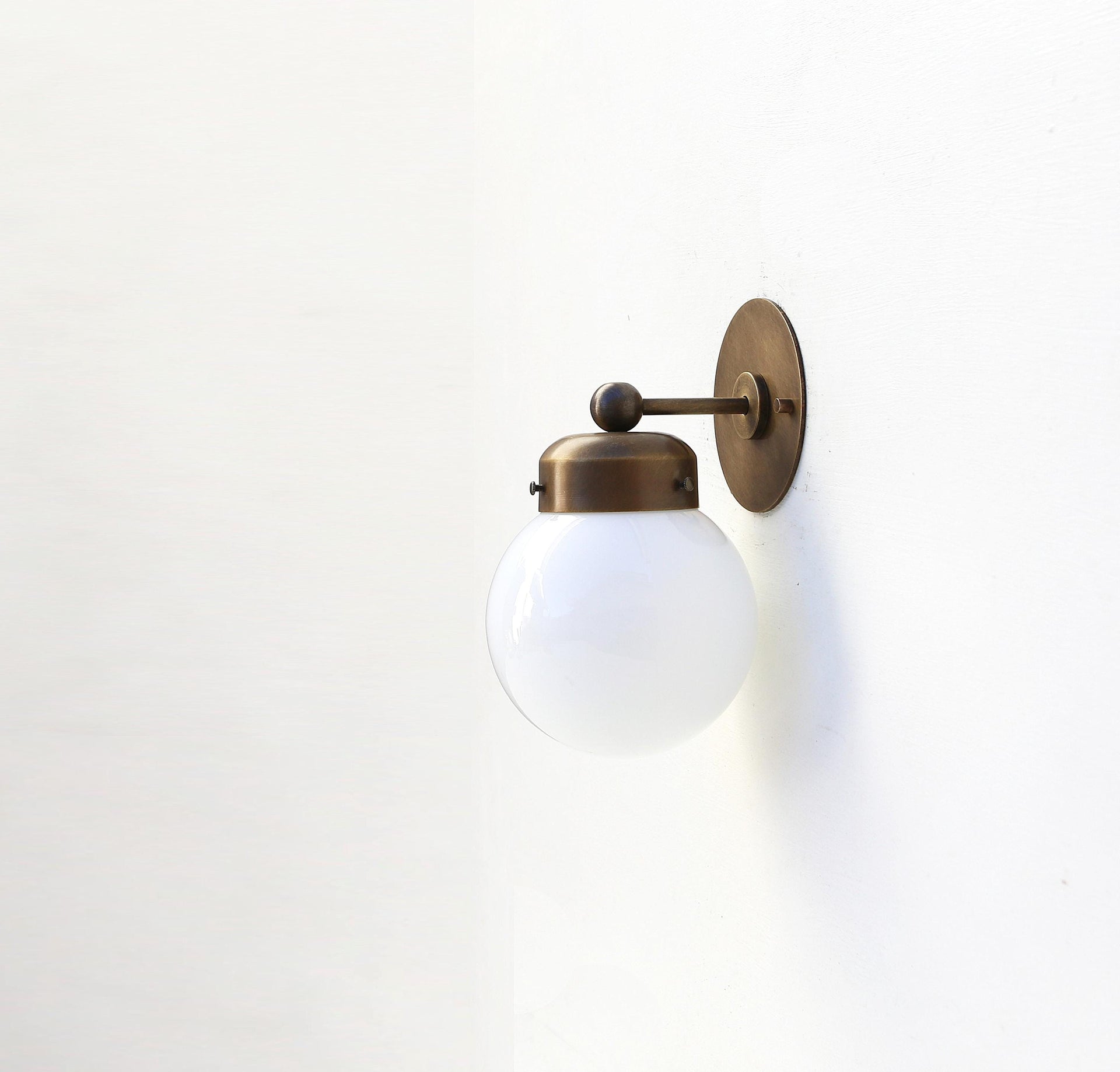 Wall Sconce  Light, Mid Century Brass Wall Sconce  light