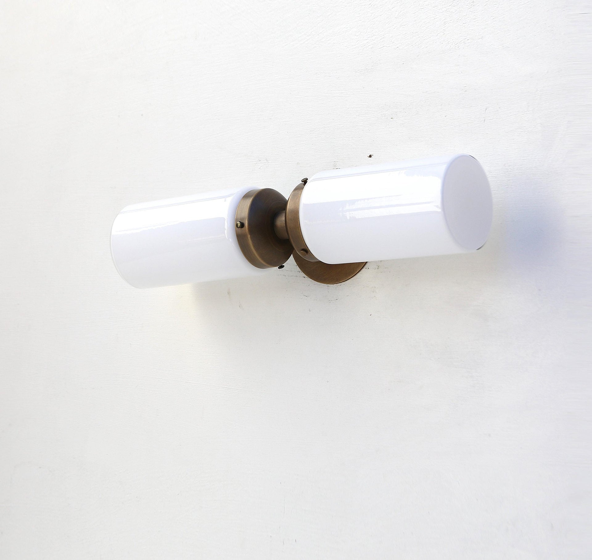 Bathroom Vanity, Vanity Fixture, Mid Century Brass Wall Sconce  light.UL Listed, No.0114