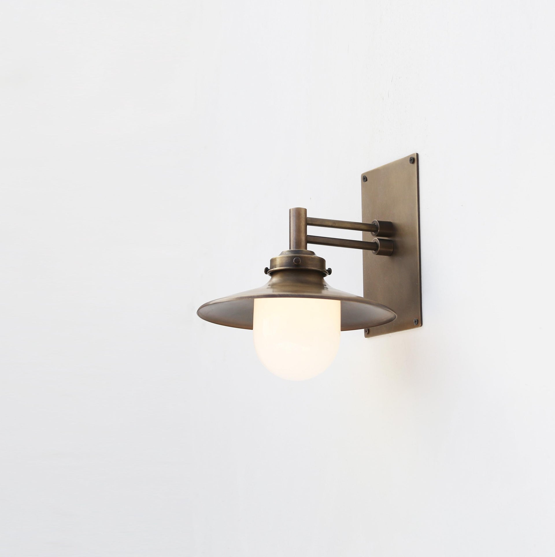 Brass Wall Sconce  light, Modern brass light,  Industrial style brass wall sconce light,