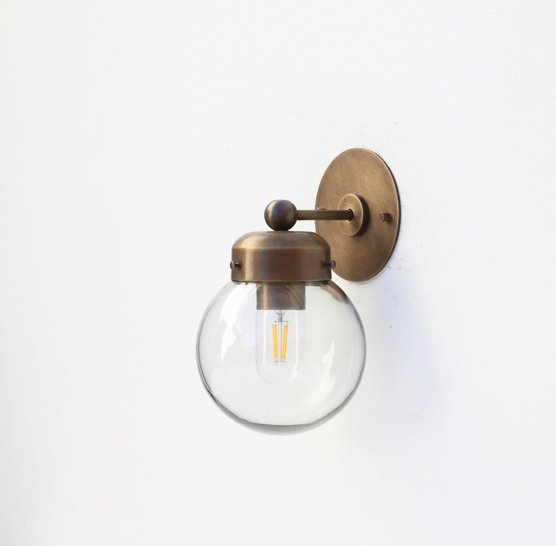 Wall Sconce  Light, Mid Century Brass Wall Sconce  light