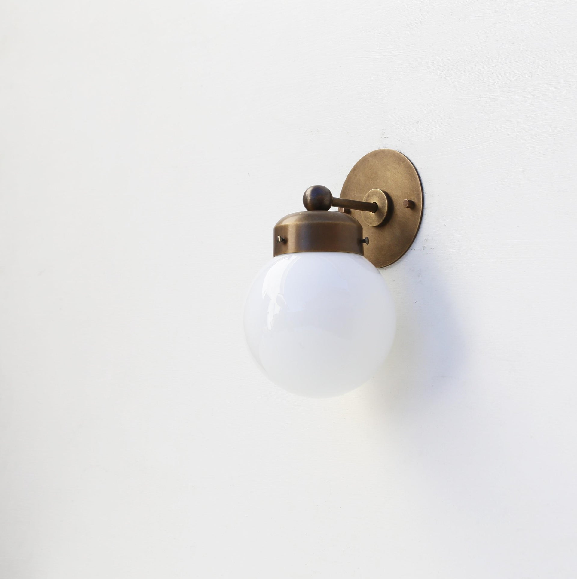 Wall Sconce  Light, Mid Century Brass Wall Sconce  light