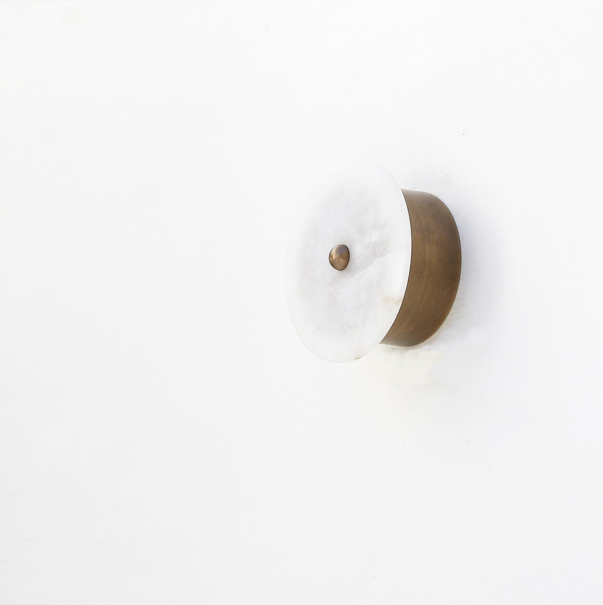 Brass  Wall Sconce light - Brass Wall Sconce Light- Brass Wall Sconce with Alabaster Shade