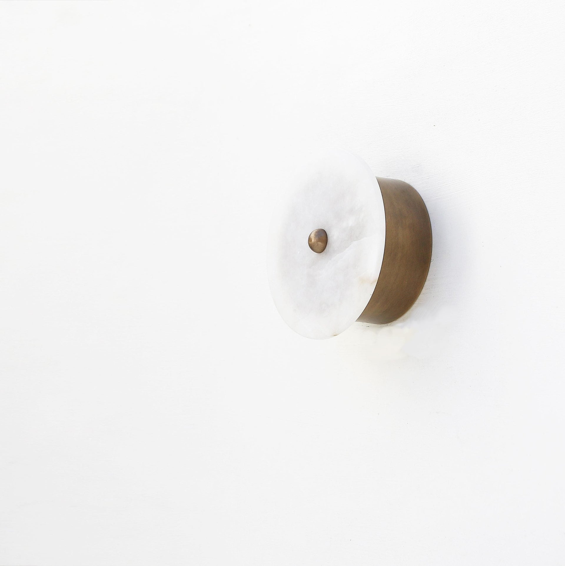 Brass Wall Sconce light - Brass Wall Sconce Light - Brass Wall Sconce with Alabaster Shade, UL Listed No.0025