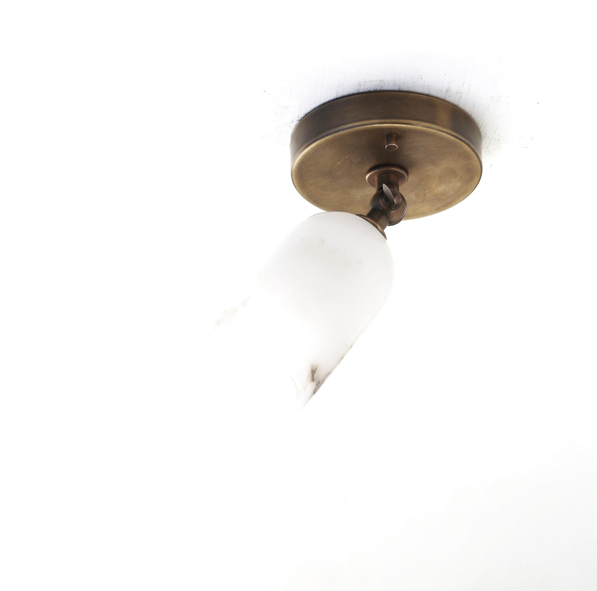 Spotlight, Ceiling spot light, Alabaster spot light, Stone ceiling light, UL Listed No.0421