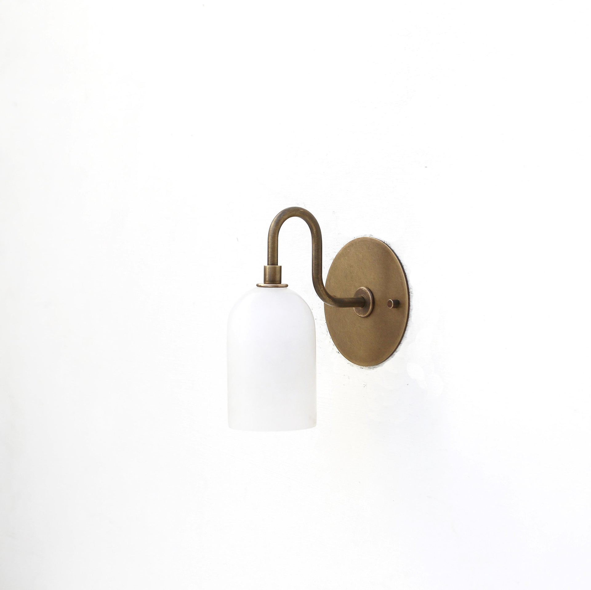 Brass Wall Sconce light - Brass Wall Sconce Light - Brass Wall Sconce with Alabaster Shade, UL Listed No.0467