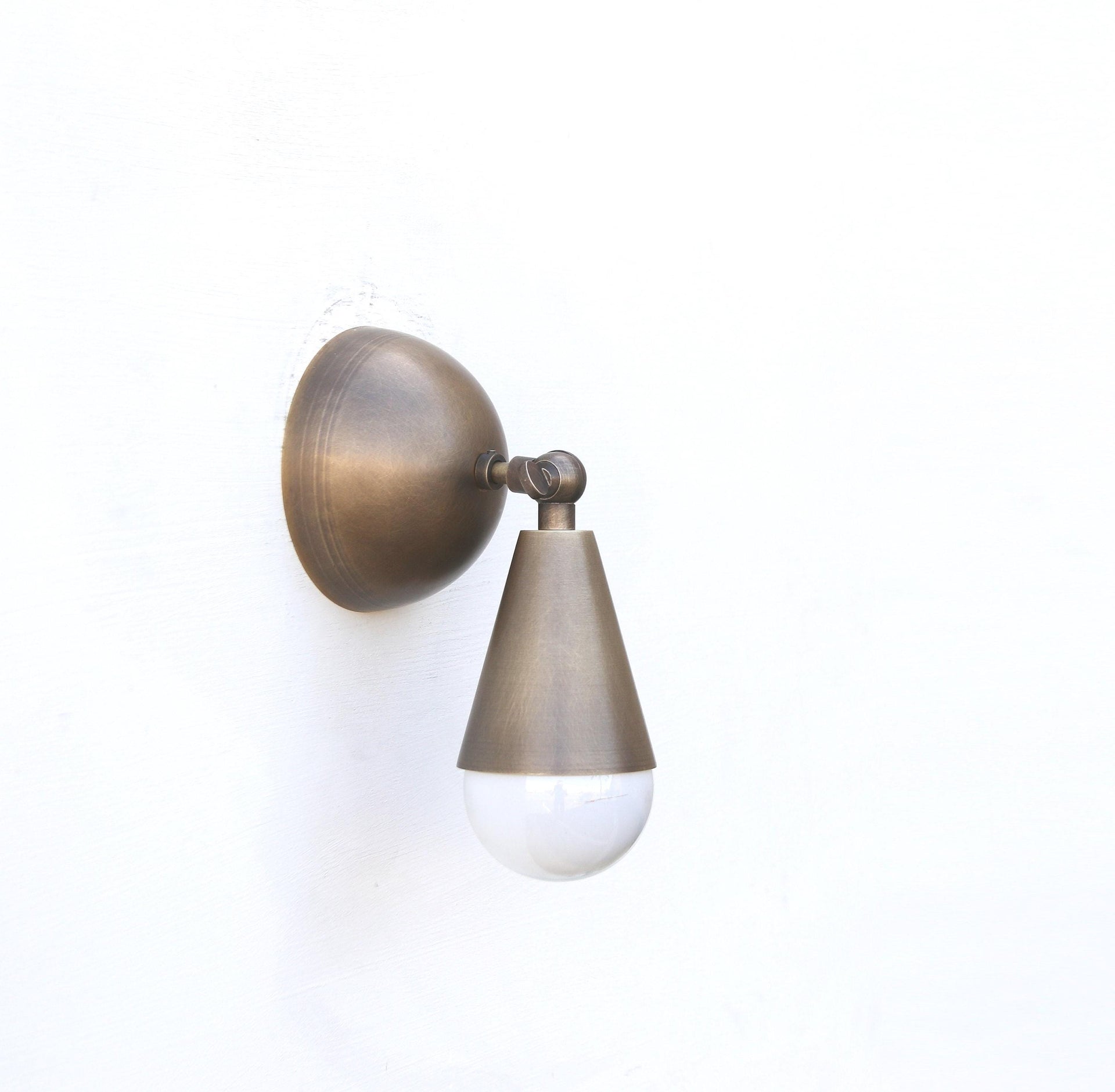 Brass  Wall Sconce light - Minimal Sconce Light, UL Listed, No.0370