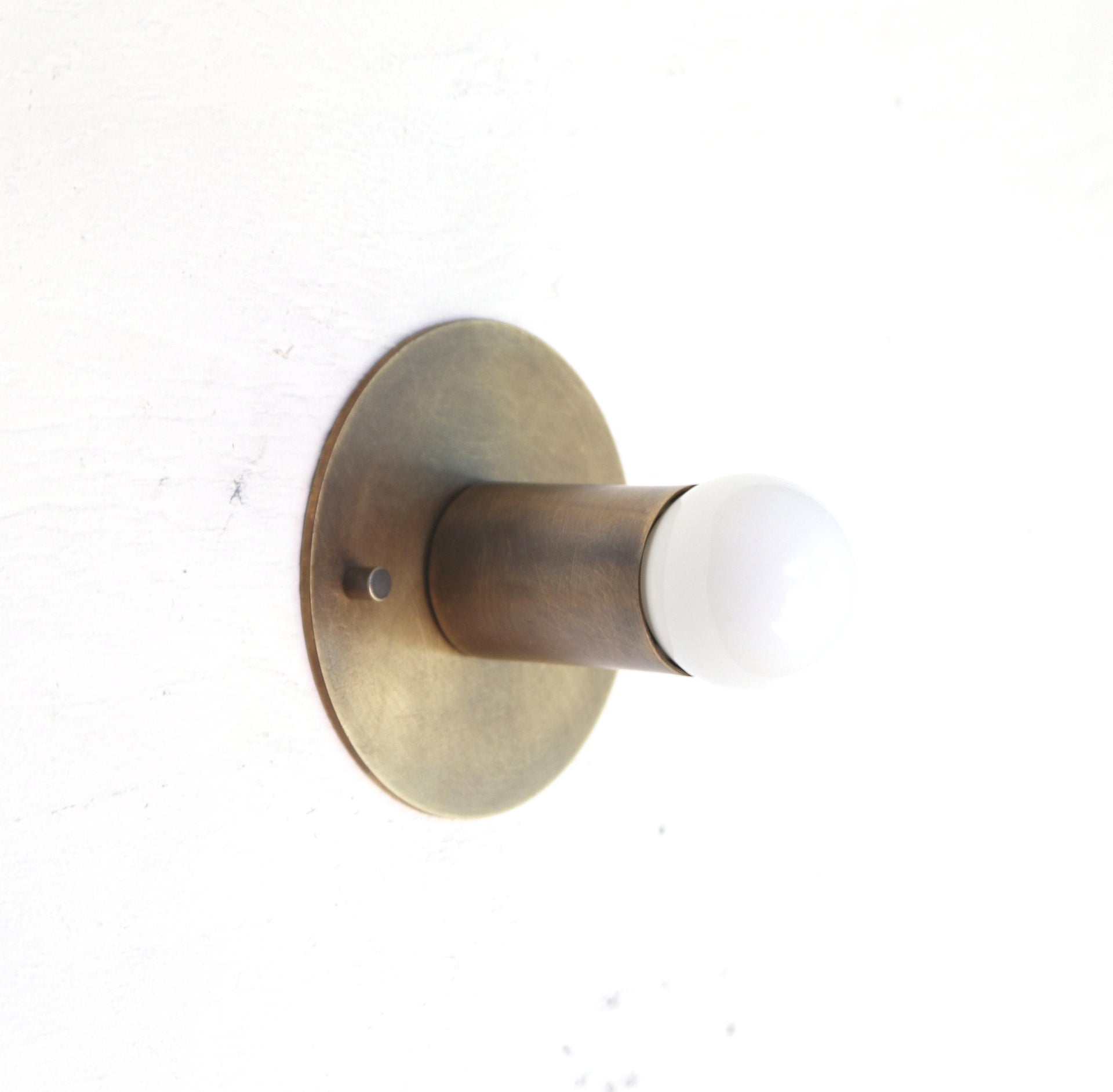 Minimal Brass Sconce Light, Brass Wall Sconce light , Modern brass light, Mid Century brass wall sconce light, UL Listed No.0094