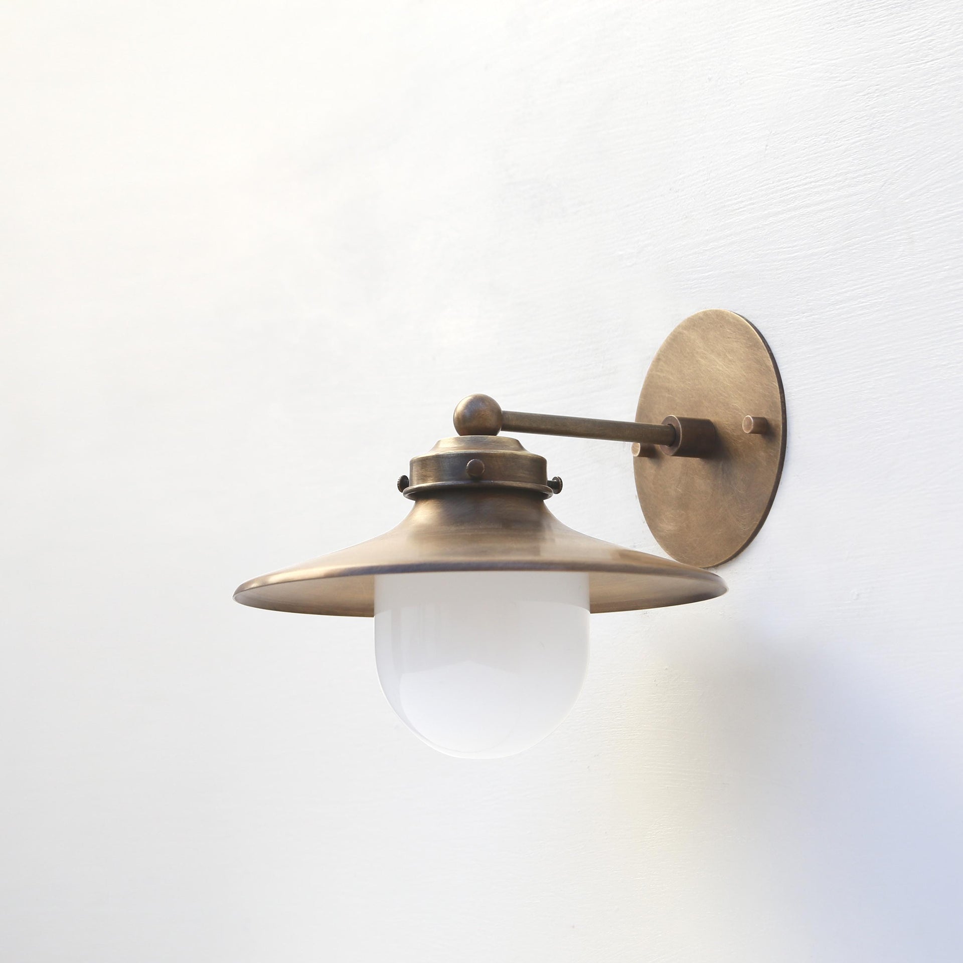 Bathroom Vanity Light,  Wall Sconce light with brass shade-Minimal Sconce Light, UL Listed, LM2. No.0386