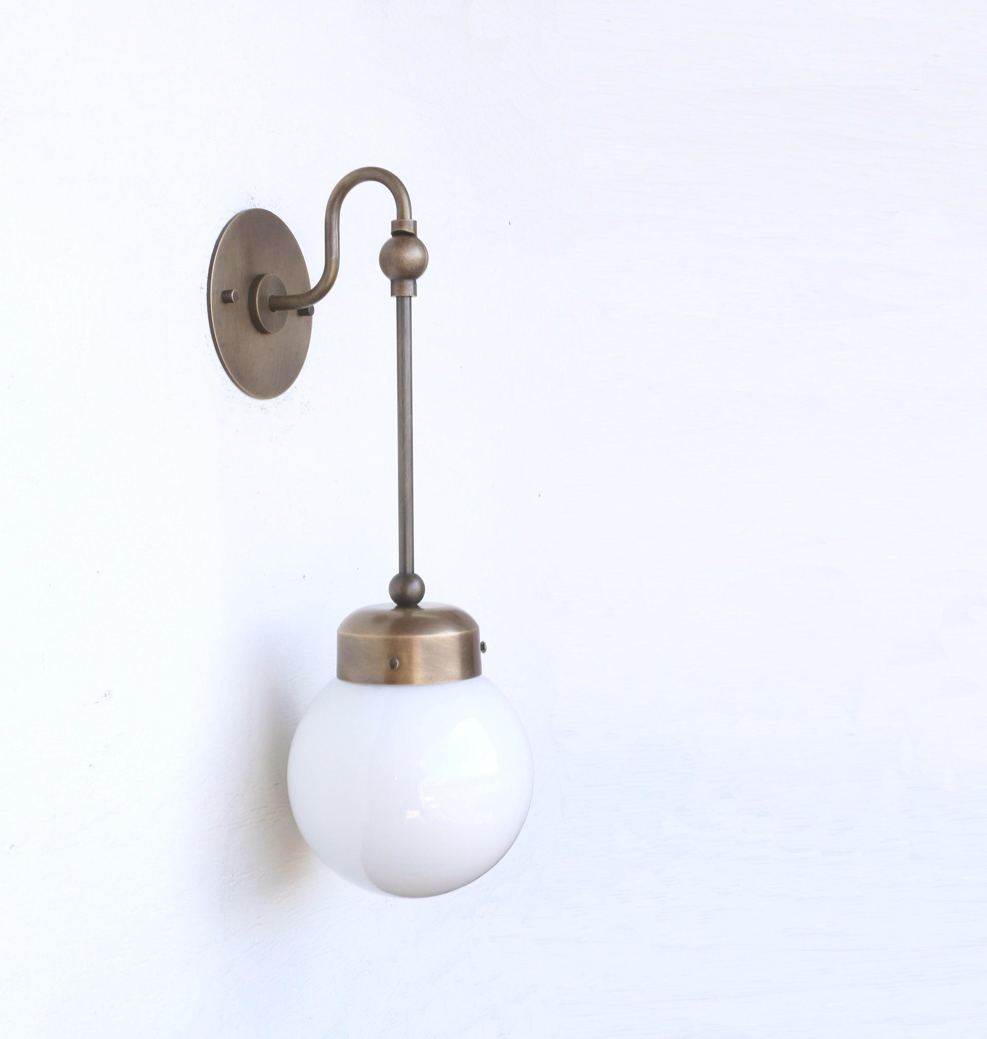 Wall Sconce  Light, Mid Century Brass Wall Sconce  light, UL Listed, No.0082