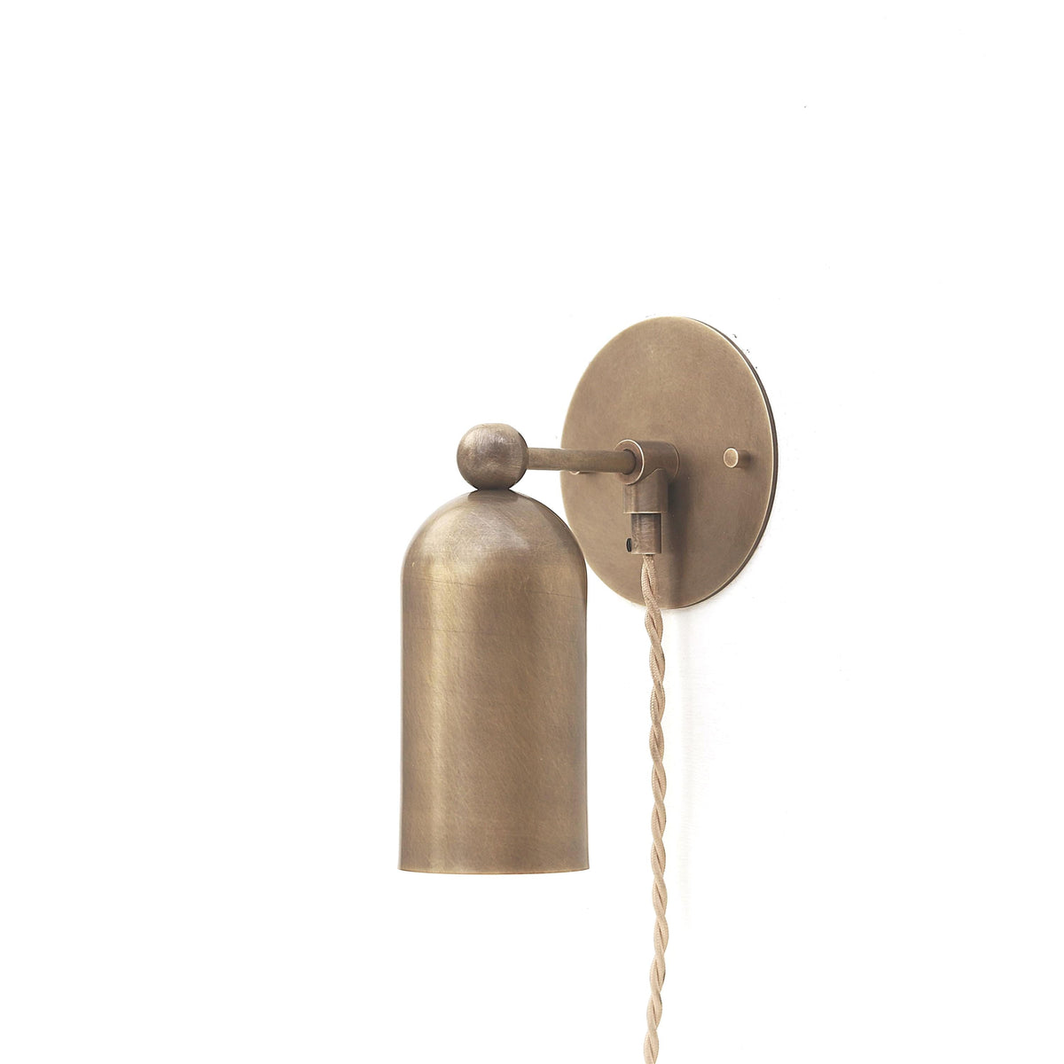 Plug In Wall Sconce light, Modern brass light, Classic wall sconce light , Plug-in Sconce Light, UL Listed，No.0585