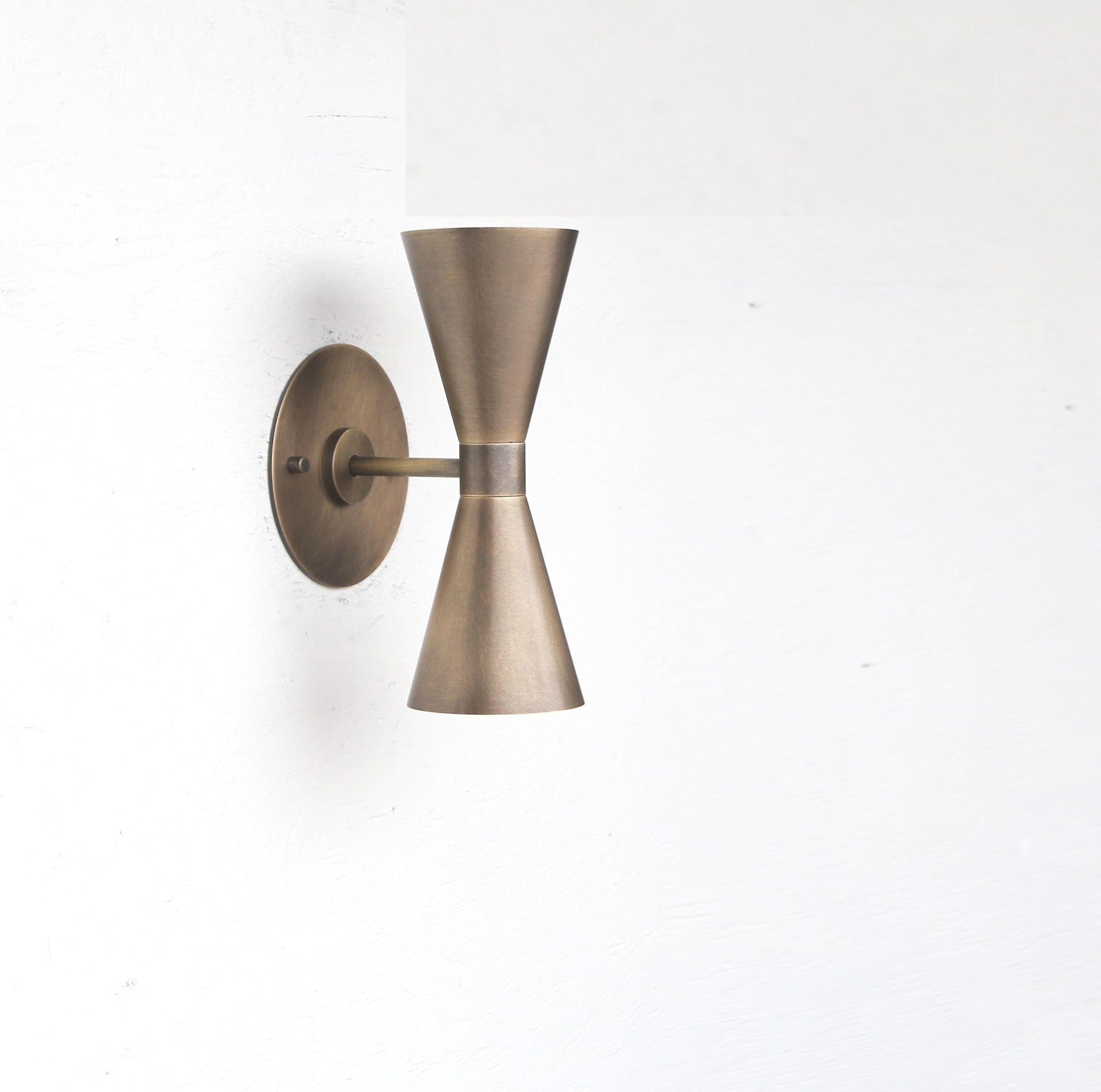 Brass Wall Sconce light with Modern brass light, Mid Century brass wall sconce light, Minimal Sconce Light UL Listed No.0436