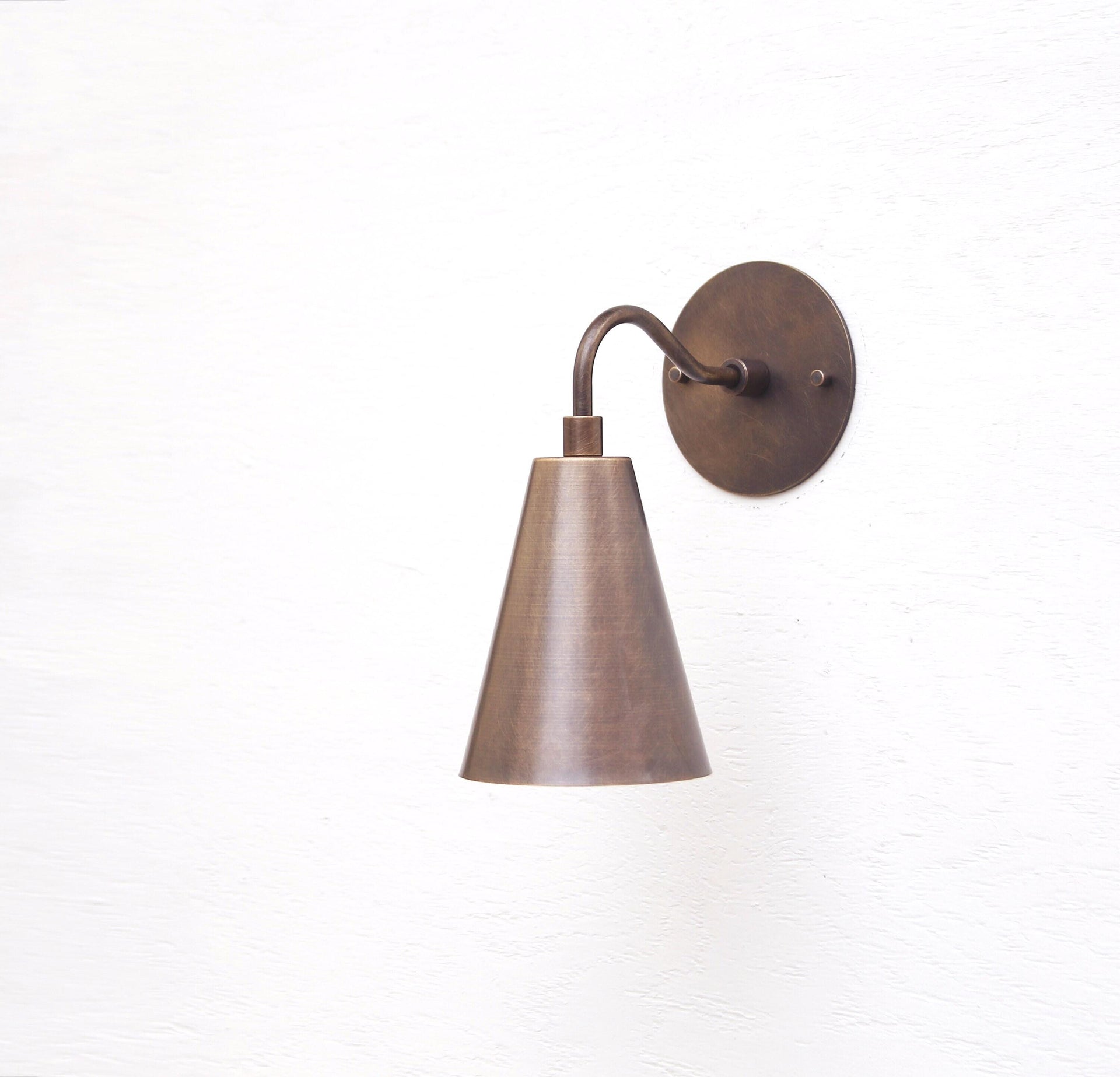 Brass Wall Sconce light with Modern brass light, Mid Century brass wall sconce light, UL Listed No.0463