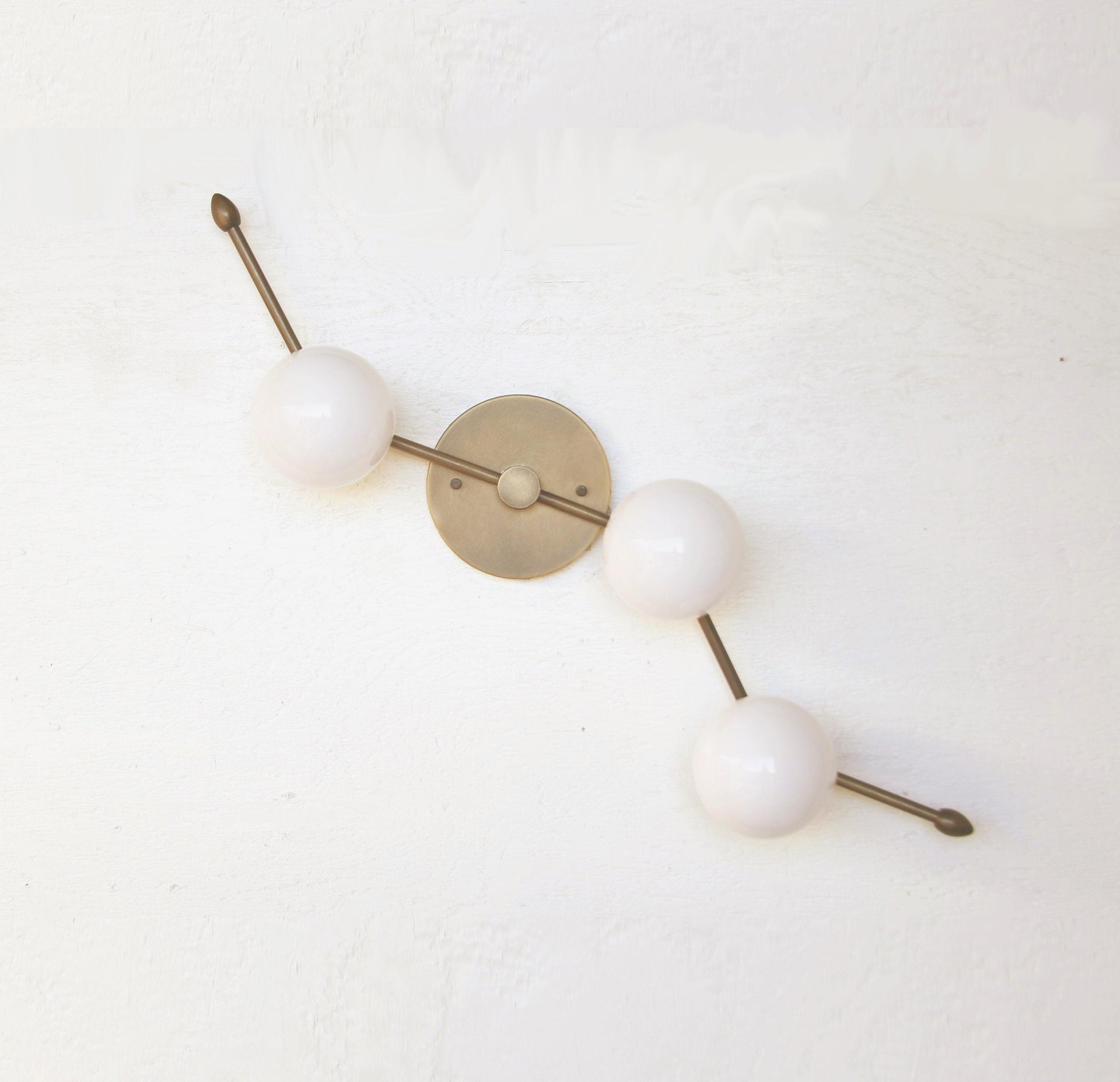 Brass Wall Sconce light Ceiling light, Brass Wall Light, Mid Century Sconce PPQ4, UL Listed No.0109