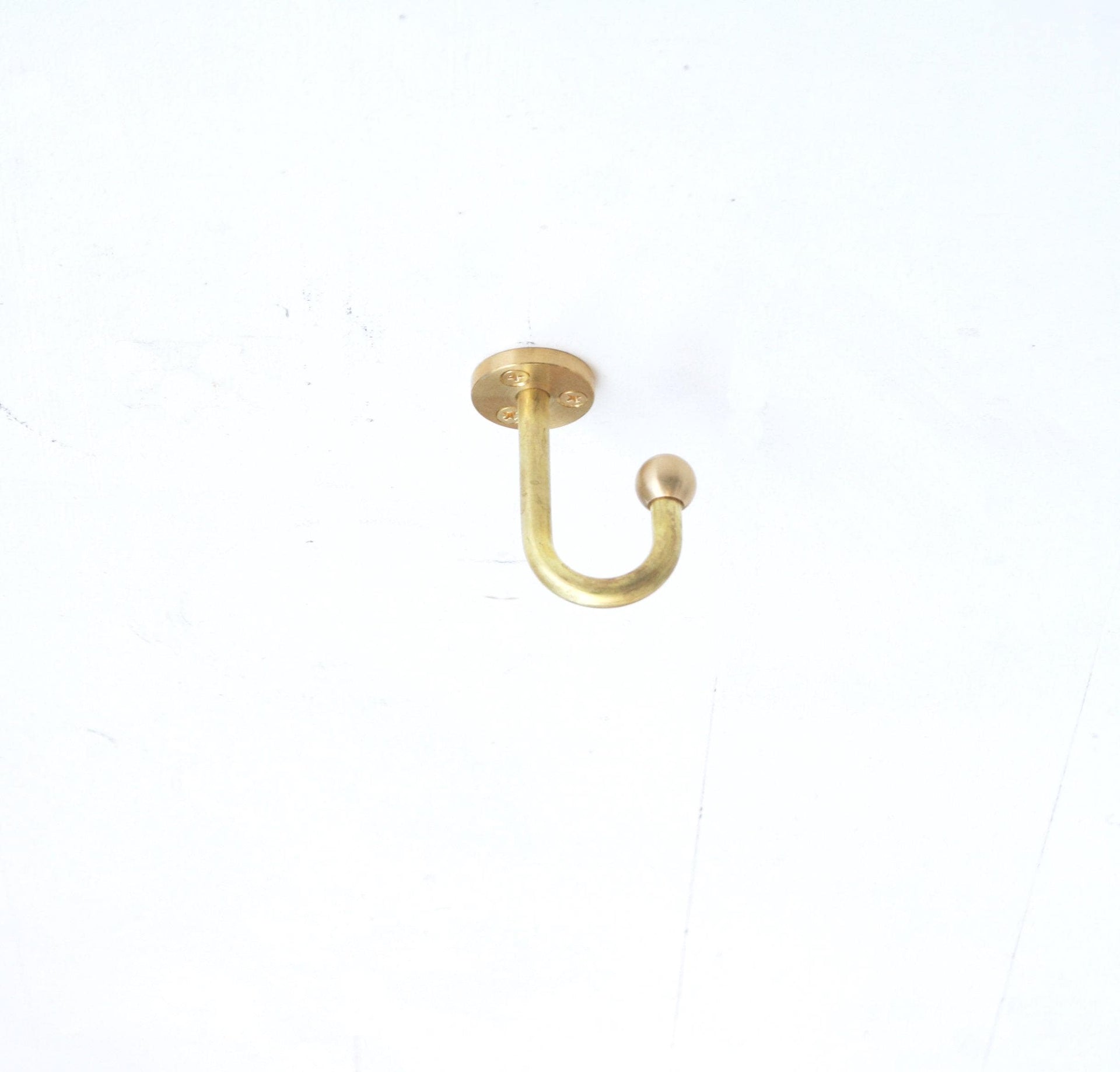 Modern Brass Ceiling Hook - Brass Planter Hook - Brass Plant Hanger - Brass Ceiling Hook, No.0152