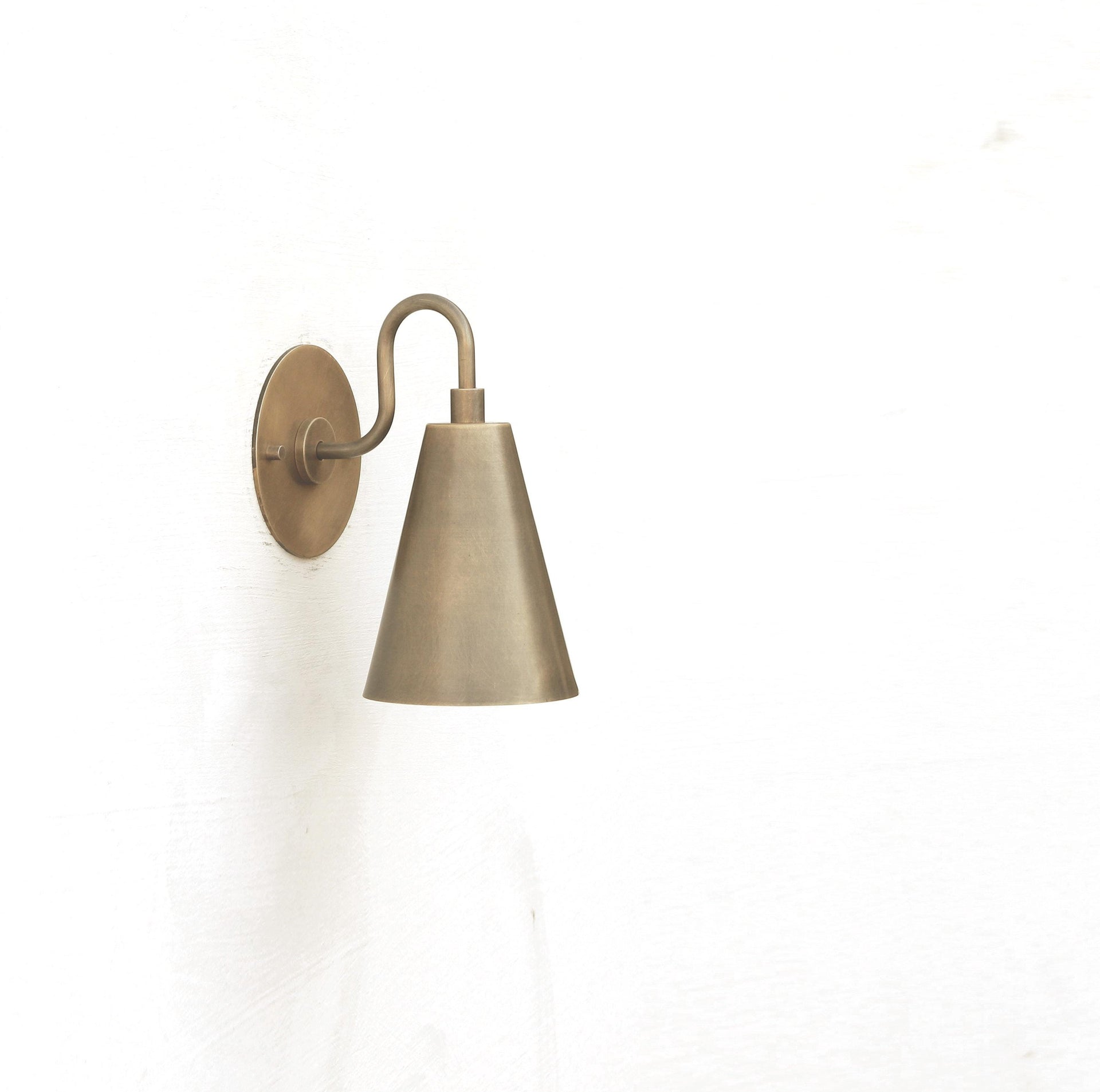 Brass Wall Sconce light - Casting Brass Wall Sconce Light - Minimal Sconce Light, UL Listed No.0409