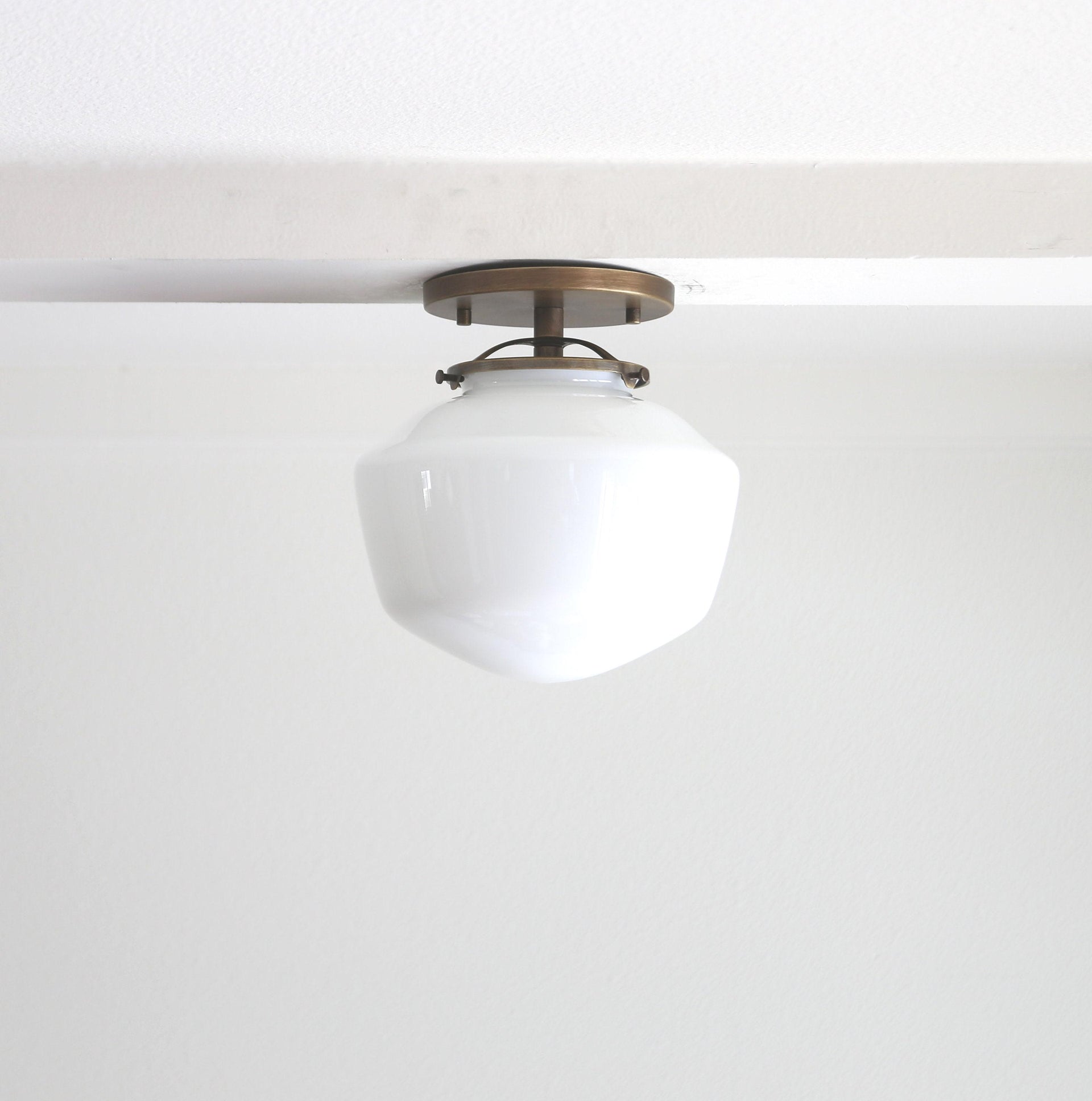 Flush Mount Ceiling Light Fixture - Schoolhouse Ceiling Light, UL Listed, No.0311