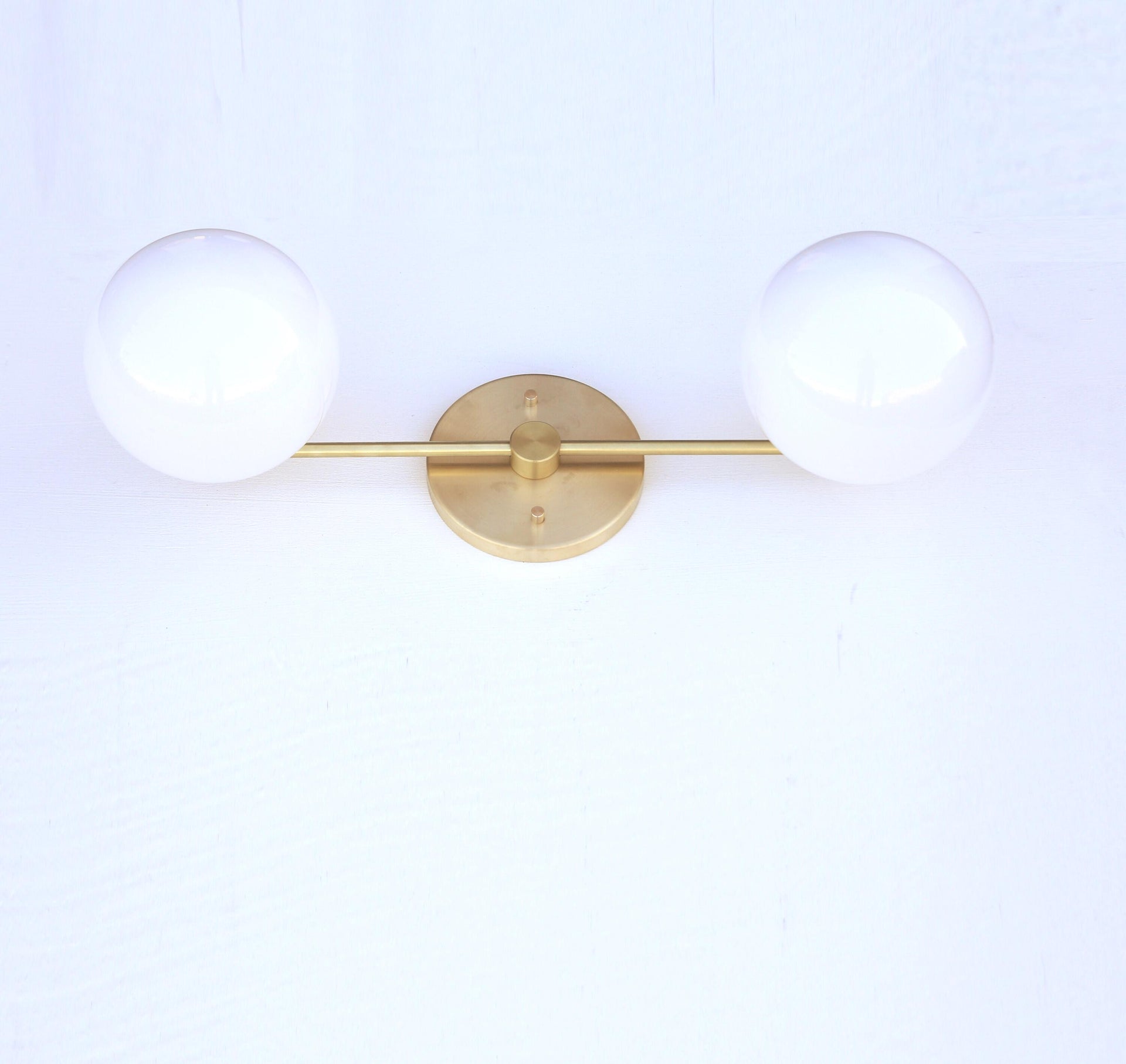 Bathroom Vanity, Vanity Fixture, Mid Century Brass Wall Sconce  light, UL Listed, No.0340
