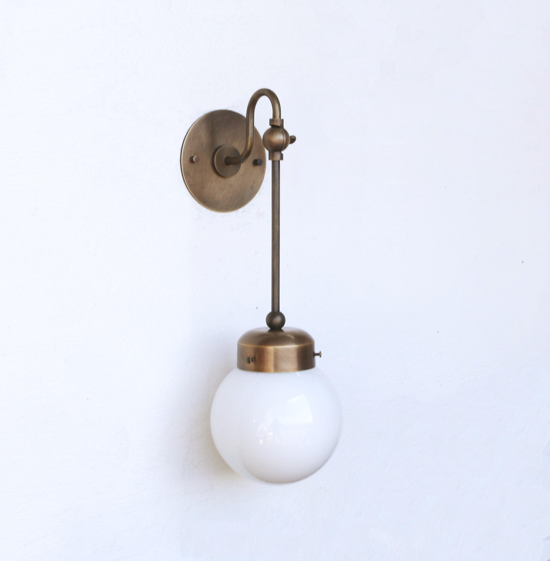 Wall Sconce  Light, Mid Century Brass Wall Sconce  light, UL Listed, No.0082