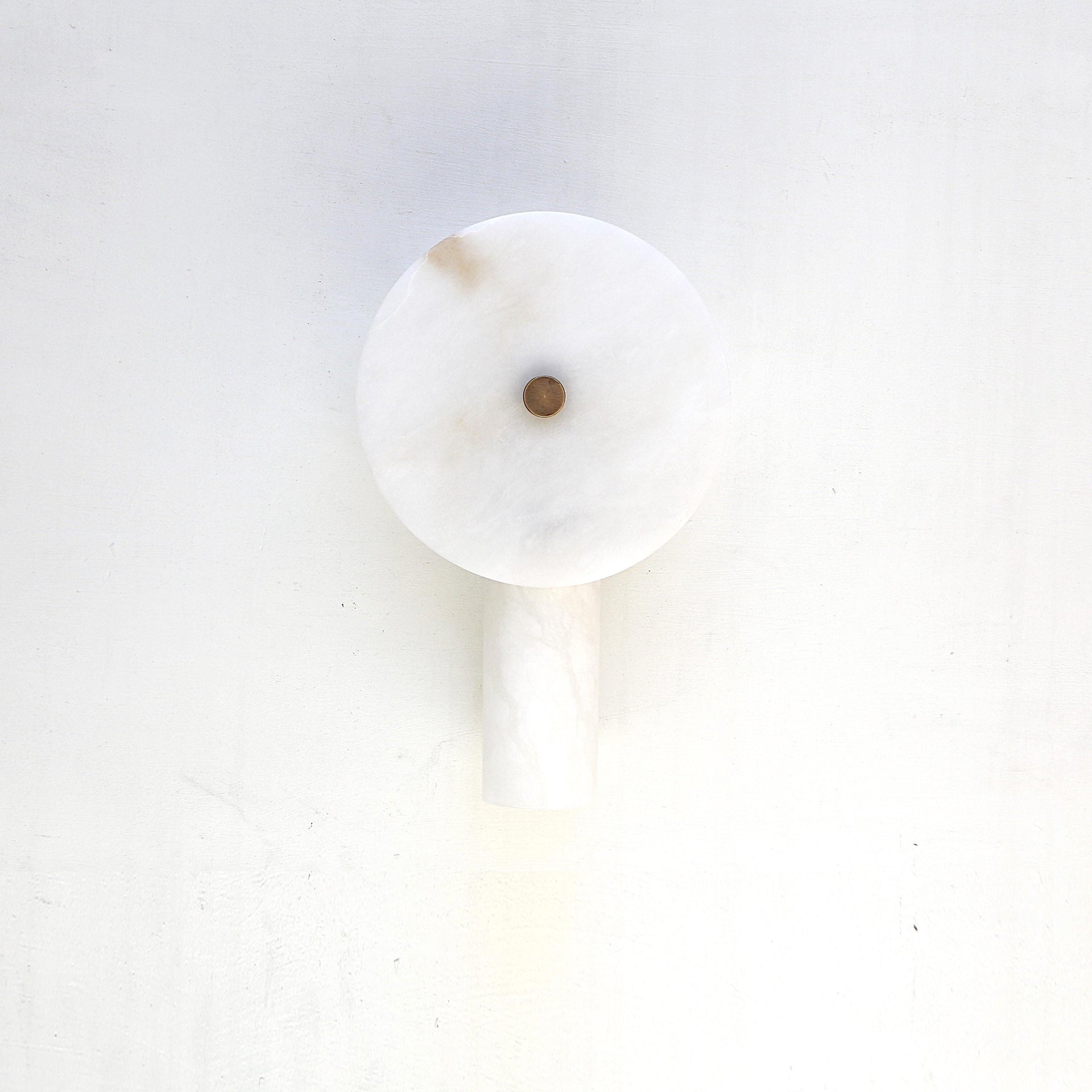 Brass Wall Sconce light - Vanity light - Brass Wall Sconce Light - Brass Wall Sconce with Alabaster Shade, UL listed No.0186