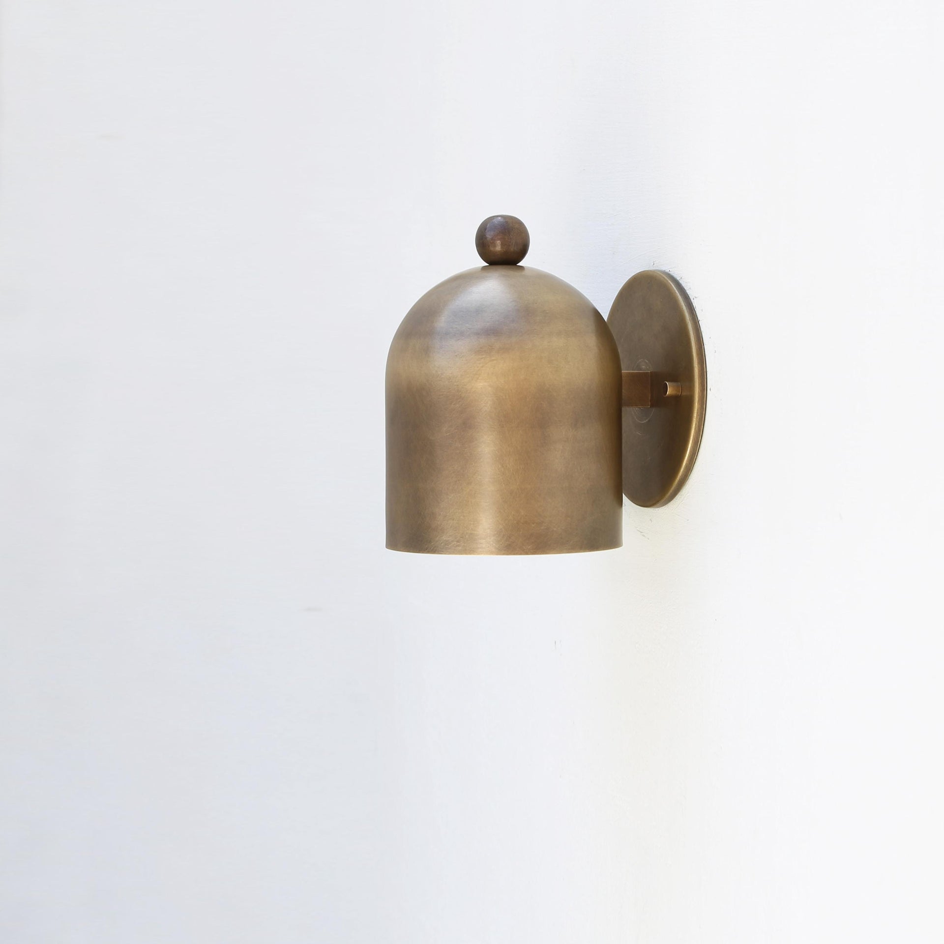 Brass Wall Sconce light - Brass light with dome brass shade- Wall light above sink, UL Listed, No.506 Dabai No. 0401