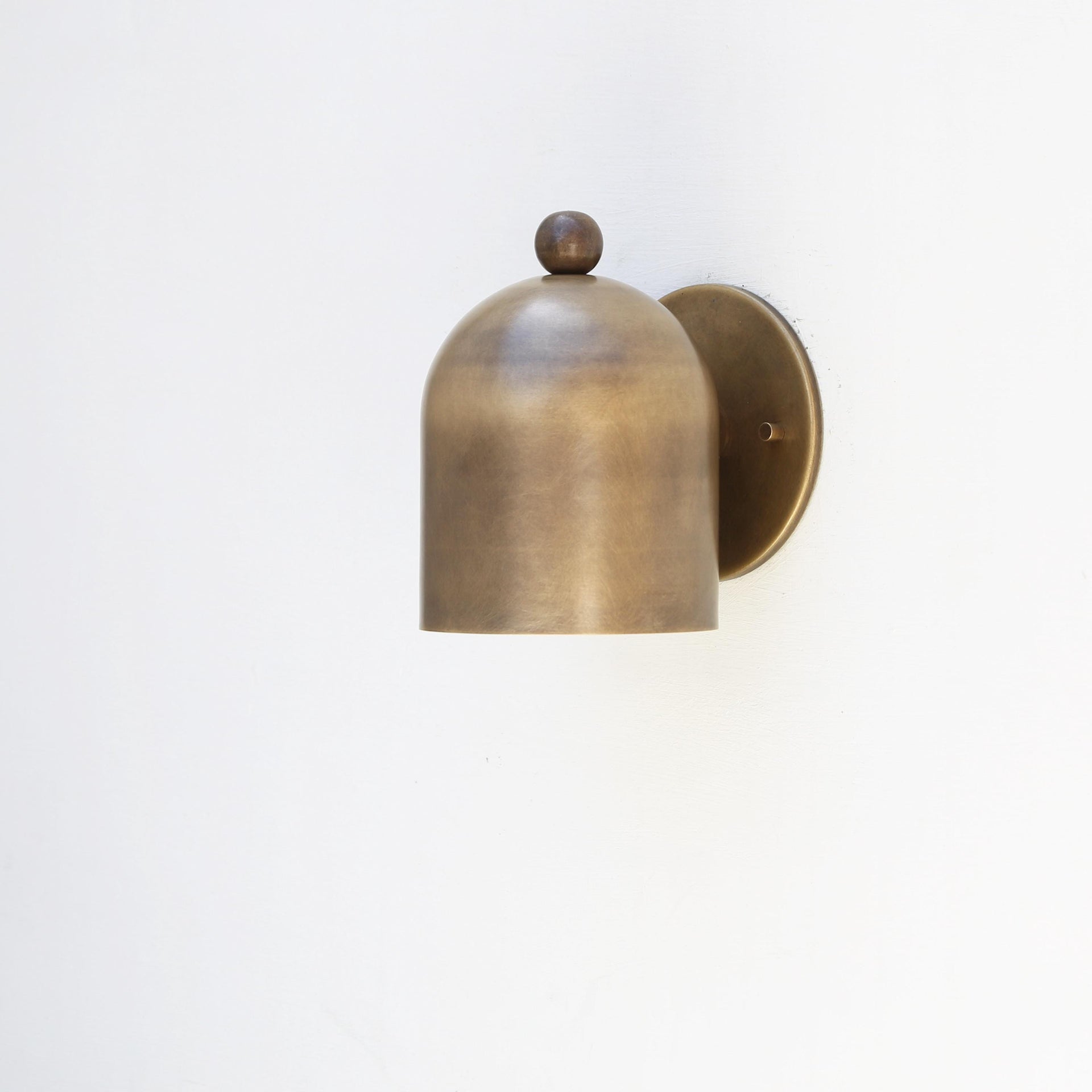 Brass Wall Sconce light - Brass light with dome brass shade- Wall light above sink, UL Listed, No.506 Dabai No. 0401