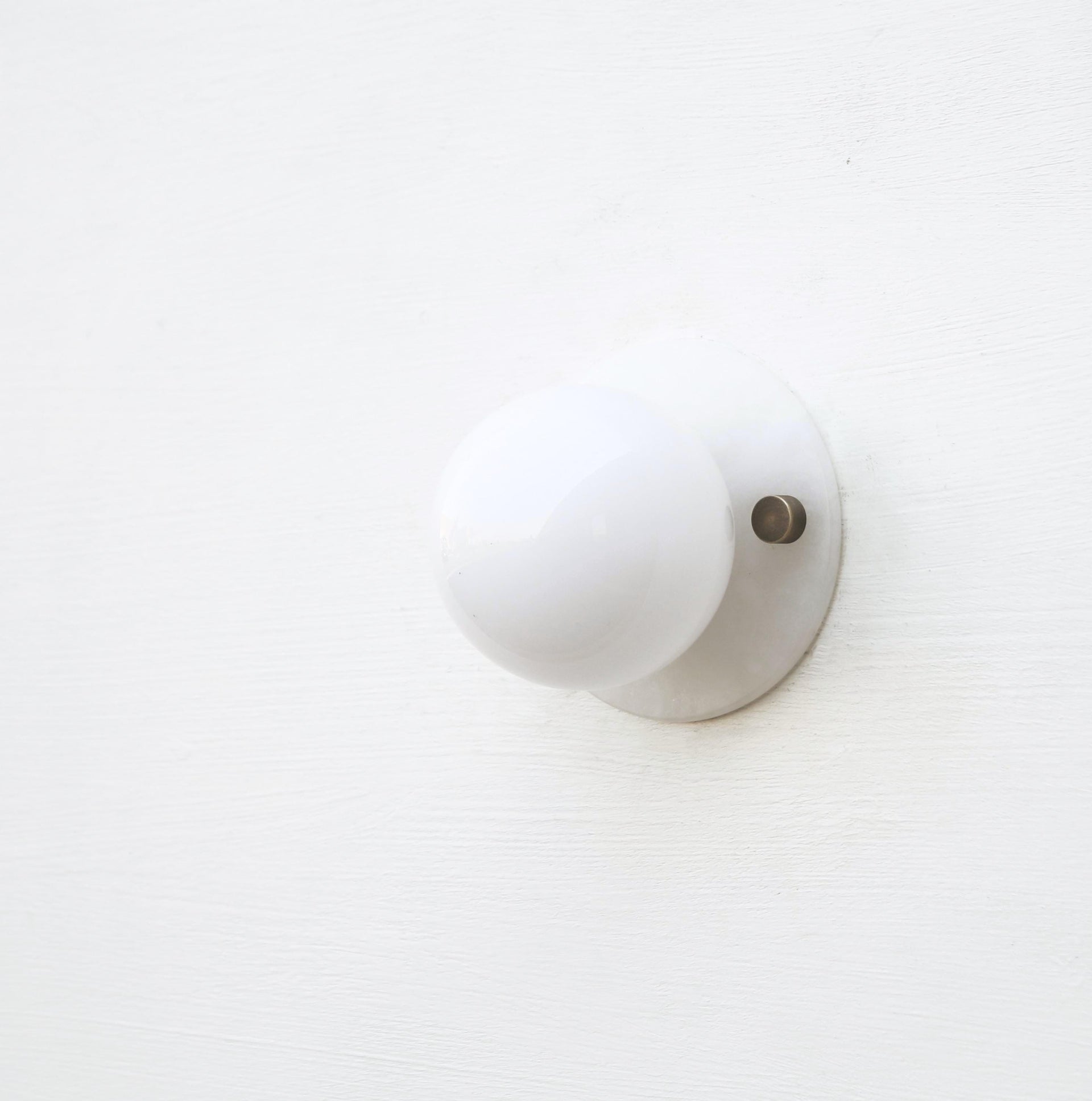 Wall Sconce light, Flush mount Ceiling Light, Mid Century Wall Sconce, Ceiling Light with white glass shade PPQ4 No.0030