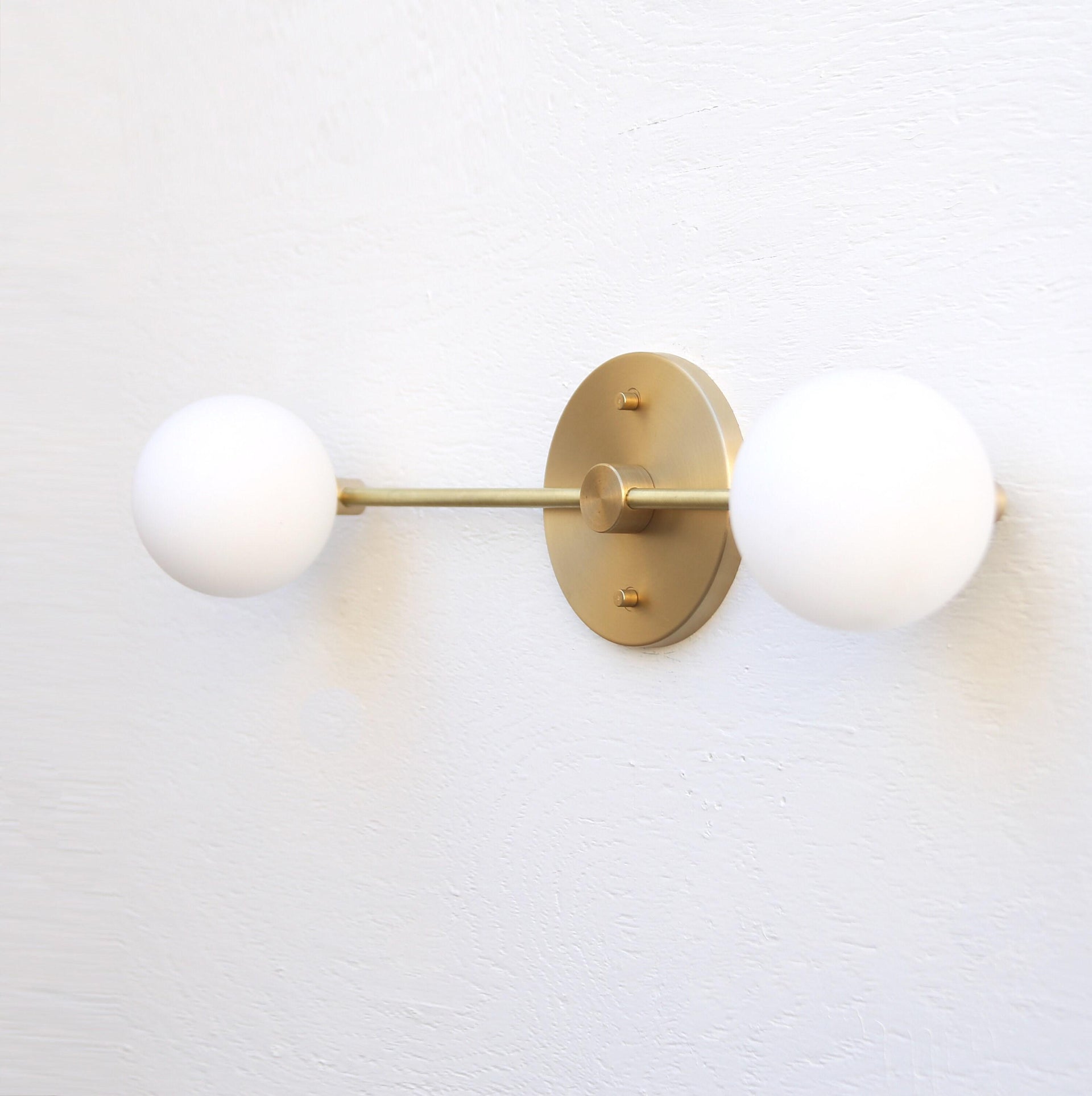 Bathroom Vanity Light, Vanity Light Fixture, Mid Century Brass Wall Sconce light, UL Listed YG-PPQ4/6 No.0026