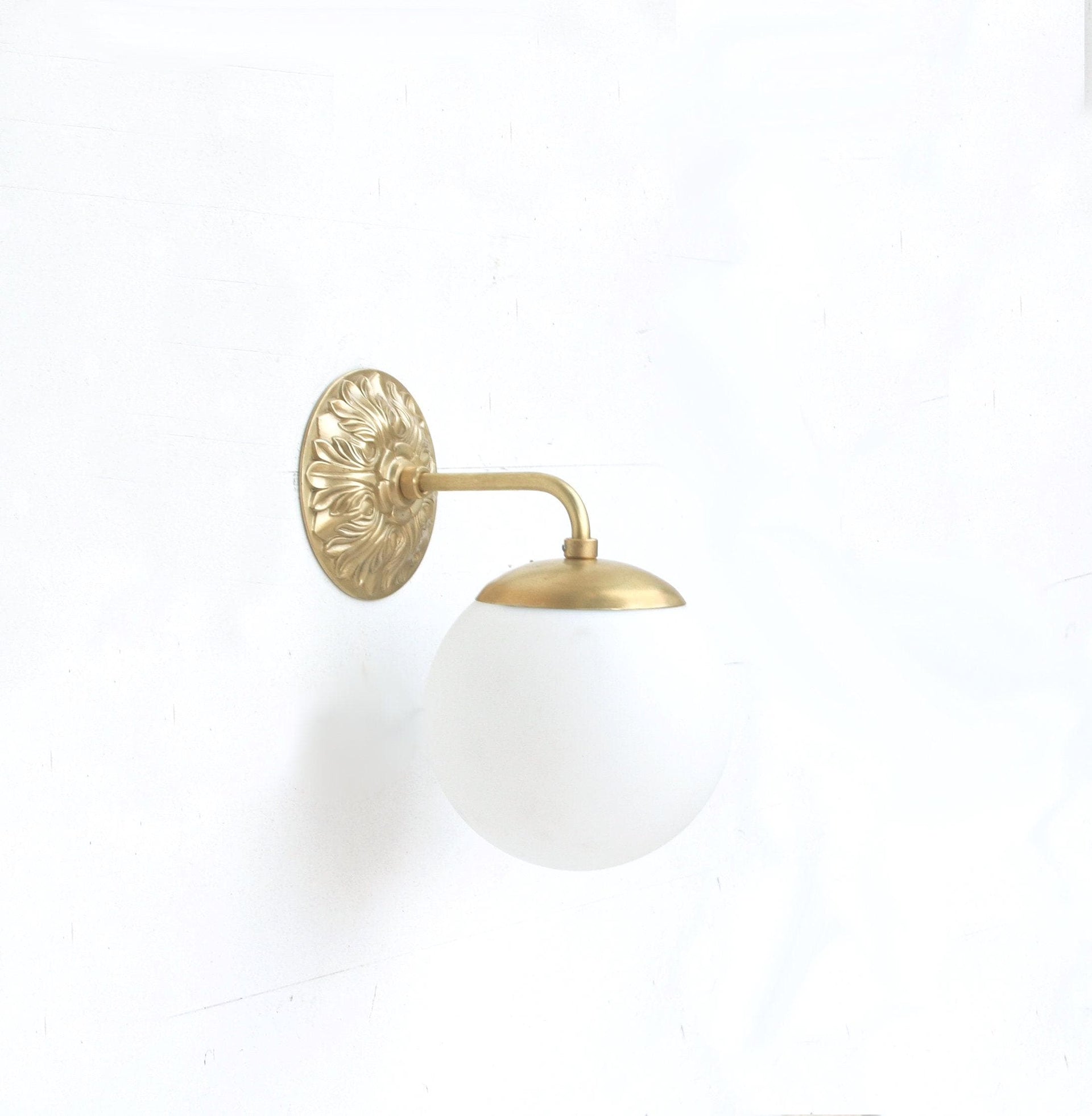 Wall Sconce  Light, Mid Century Brass Wall Sconce  light, Bathroom Vanity, Vanity Fixture, UL listed No.0160