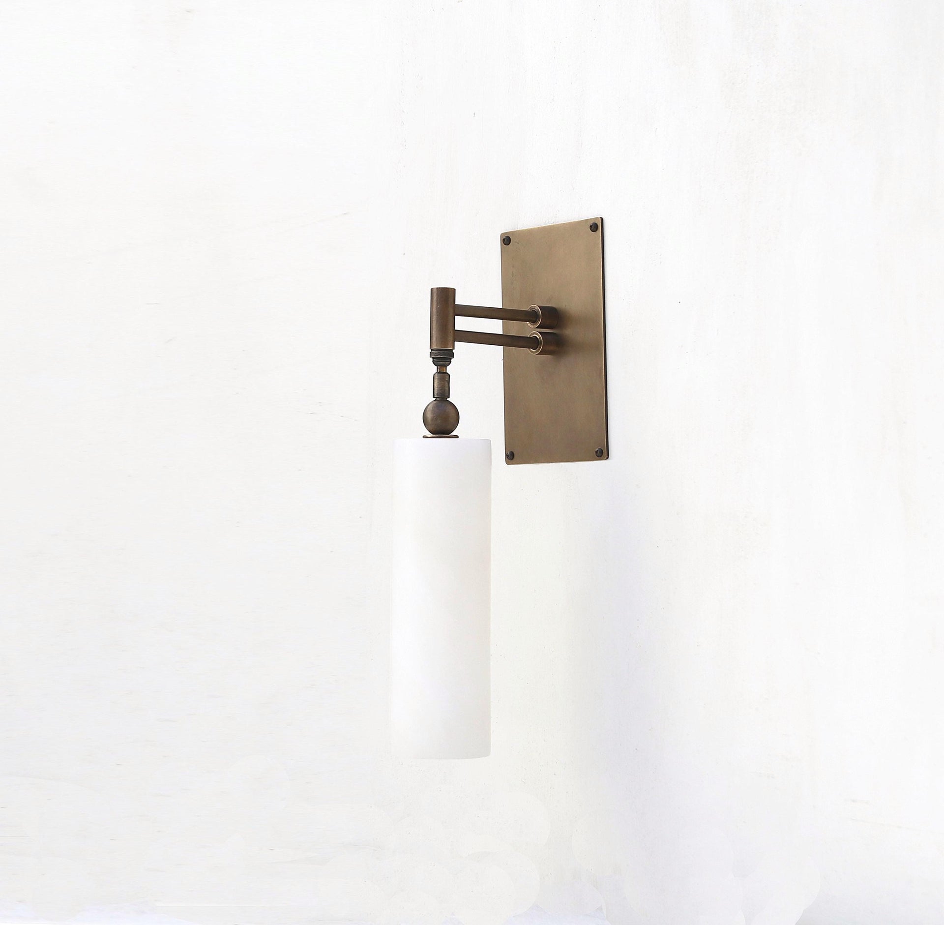 Brass Wall Sconce light - Brass Wall Sconce Light - Brass Wall Sconce with Alabaster Shade, UL listed No.0313