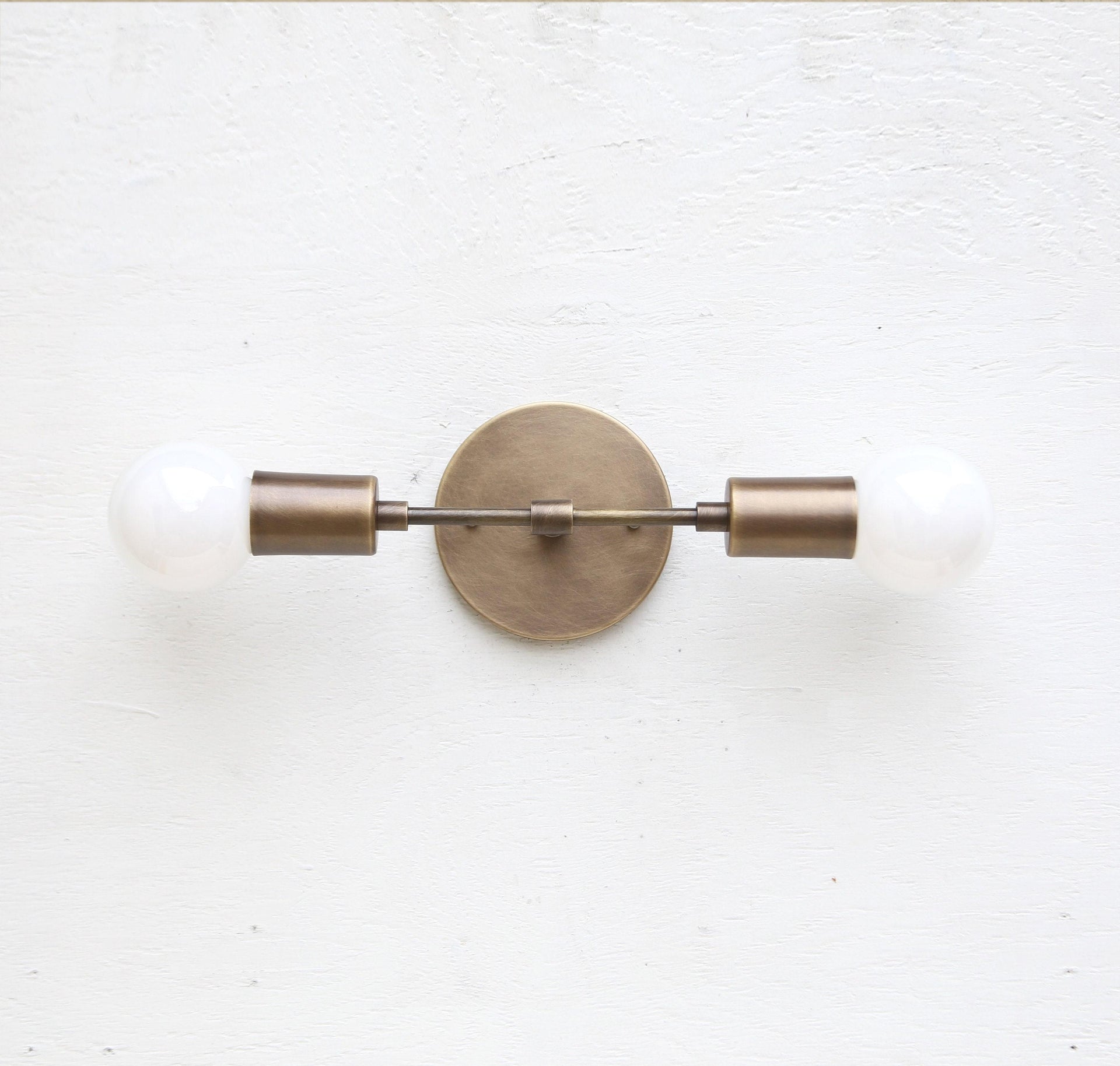 Solid Brass Wall Sconce  light, Modern  Brass Wall Sconce  light, Mid Century Sconce, UL Listed No.0083