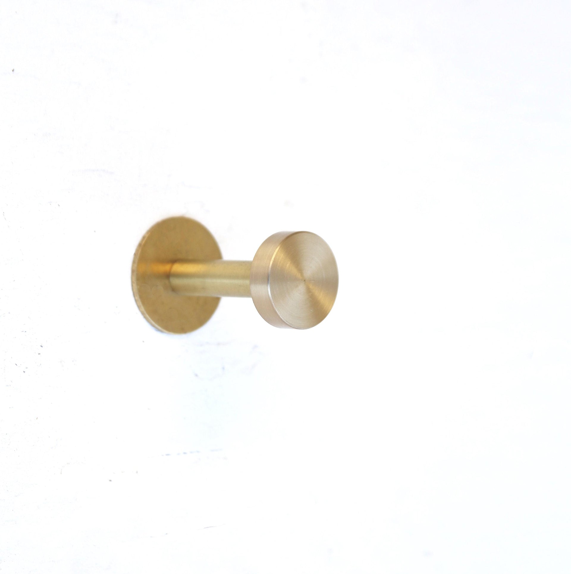 Brass Wall Hook - Improved Brass Wall Modern Wall Hook - Large Wall Hook, No.1518