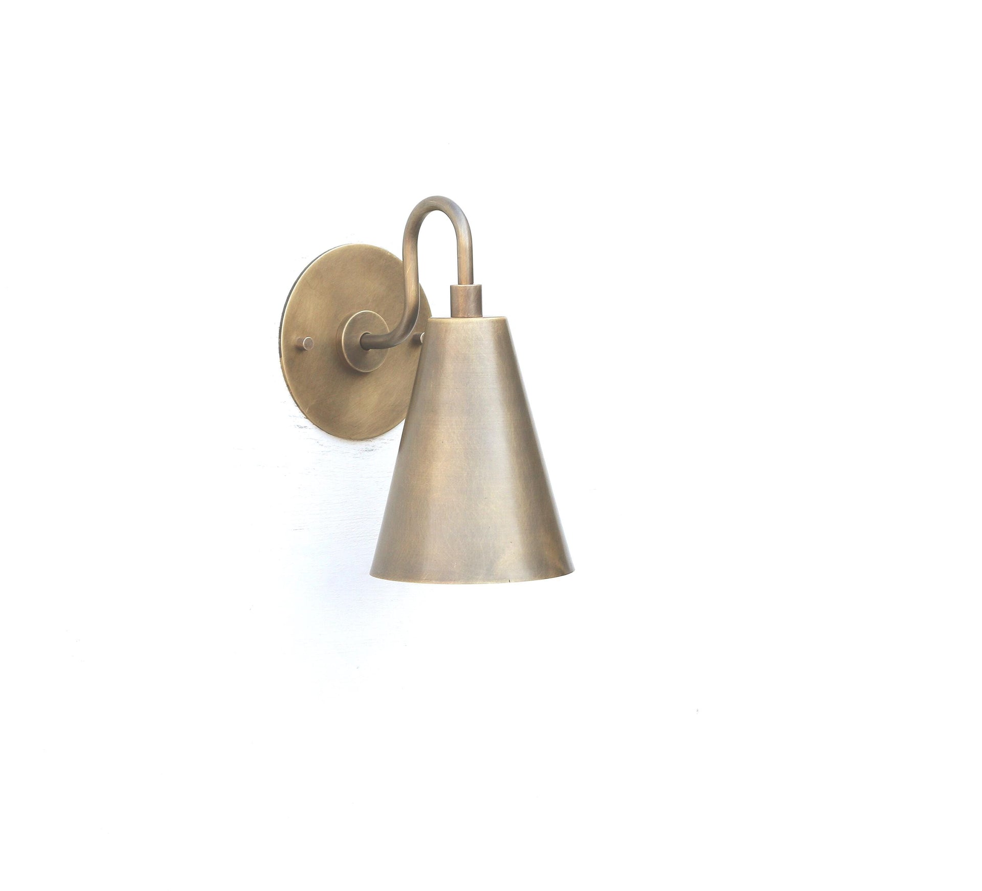 Brass Wall Sconce light - Casting Brass Wall Sconce Light - Minimal Sconce Light, UL Listed No.0409
