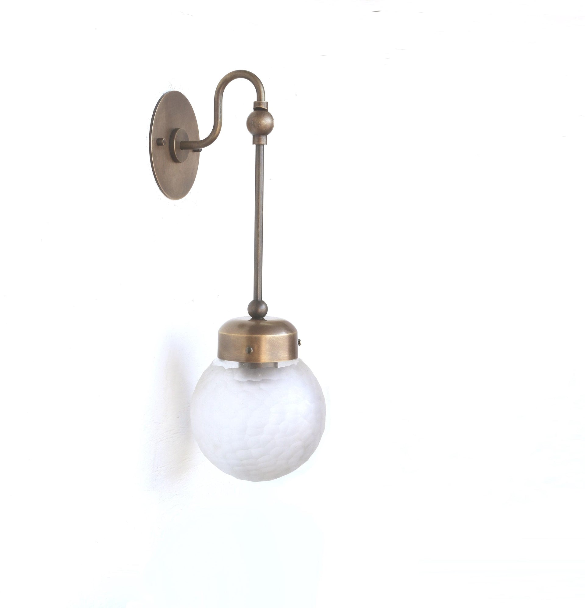 Wall Sconce Light, Mid Century Brass Wall Sconce light, UL Listed No.0085