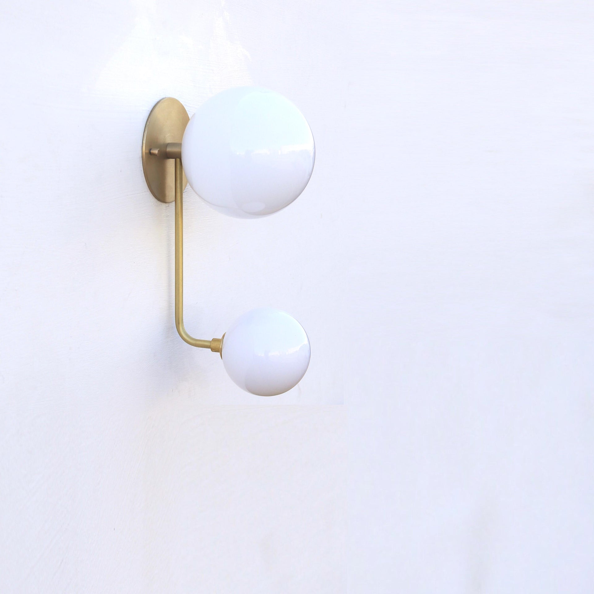 Bathroom Vanity, Vanity Fixture, Mid Century Brass Wall Sconce  light, UL Listed, No.0233