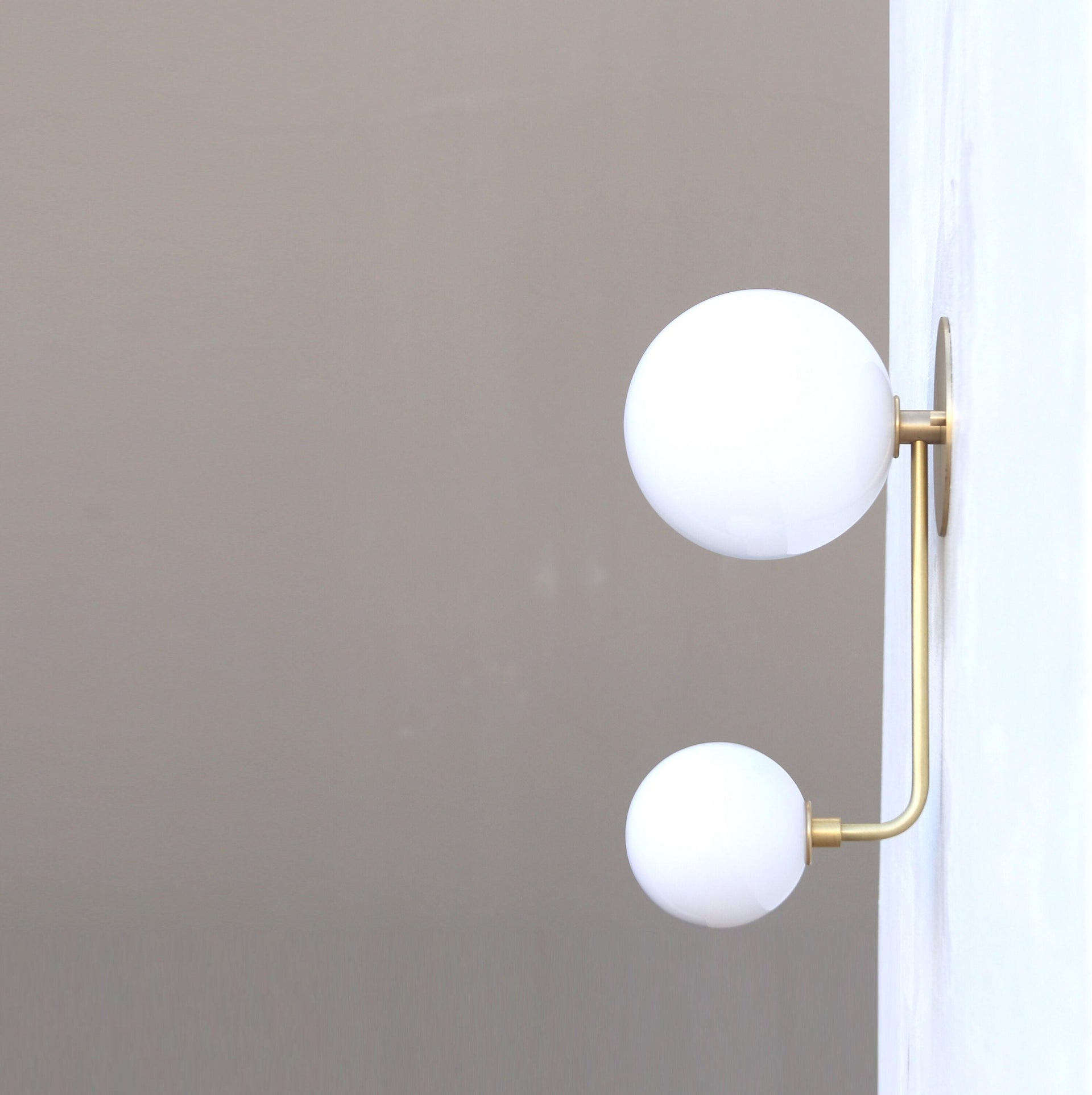 Bathroom Vanity, Vanity Fixture, Mid Century Brass Wall Sconce  light, UL Listed, No.0233