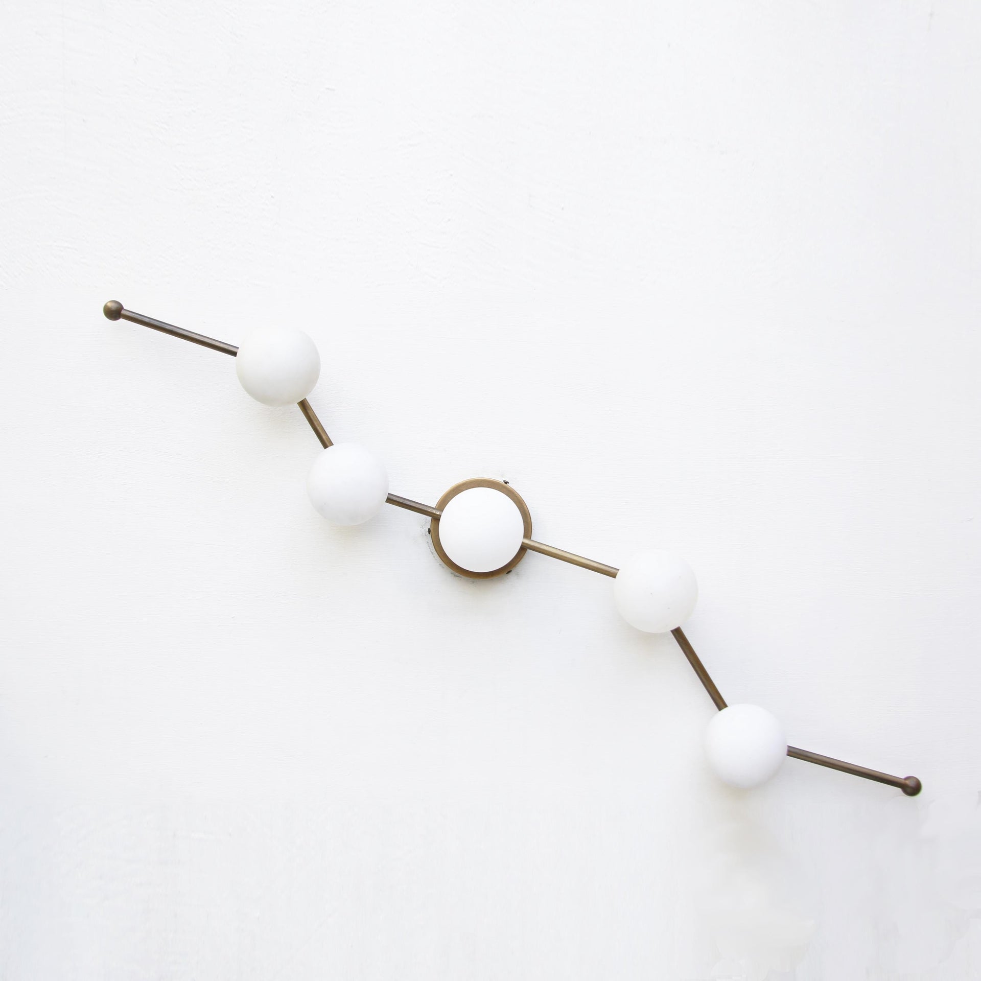 Brass Wall Sconce light, Ceiling light, Brass Wall Light, Mid Century Sconce, PPQ4, UL Listed No.0198