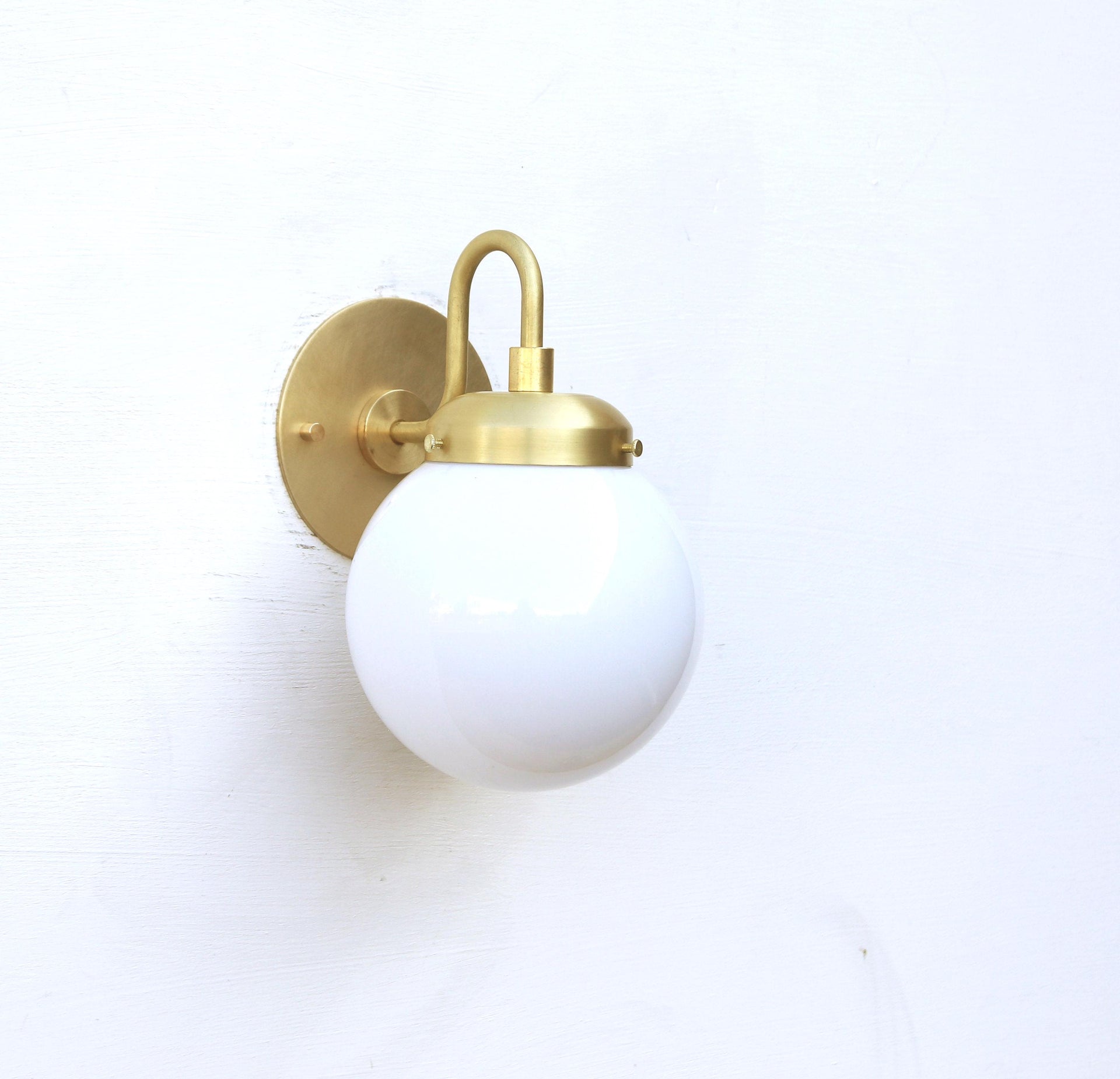 Vanity Light, Wall Sconce  Light, Mid Century Brass Wall Sconce  light, UL Listed, No.0342
