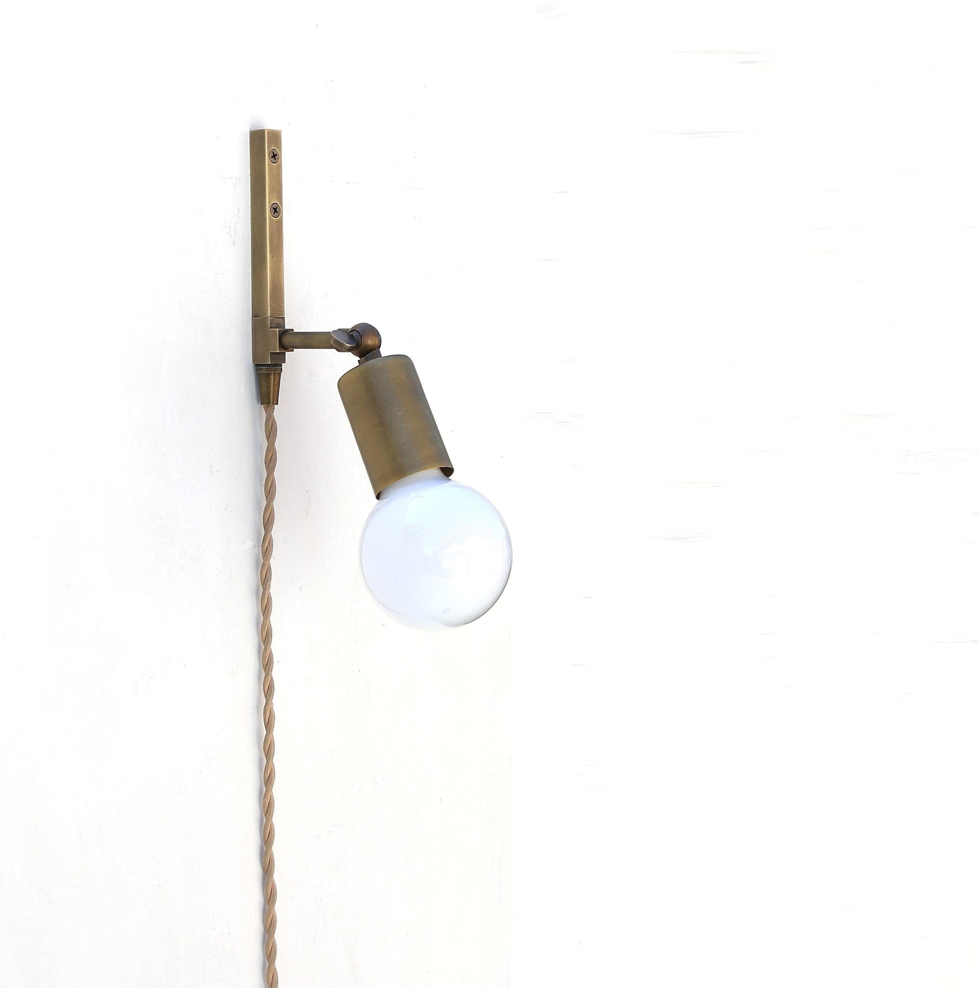 Adjustable Plug-in Wall Sconce Light, Minimalist Plug-in Wall Sconce Light, No.0468