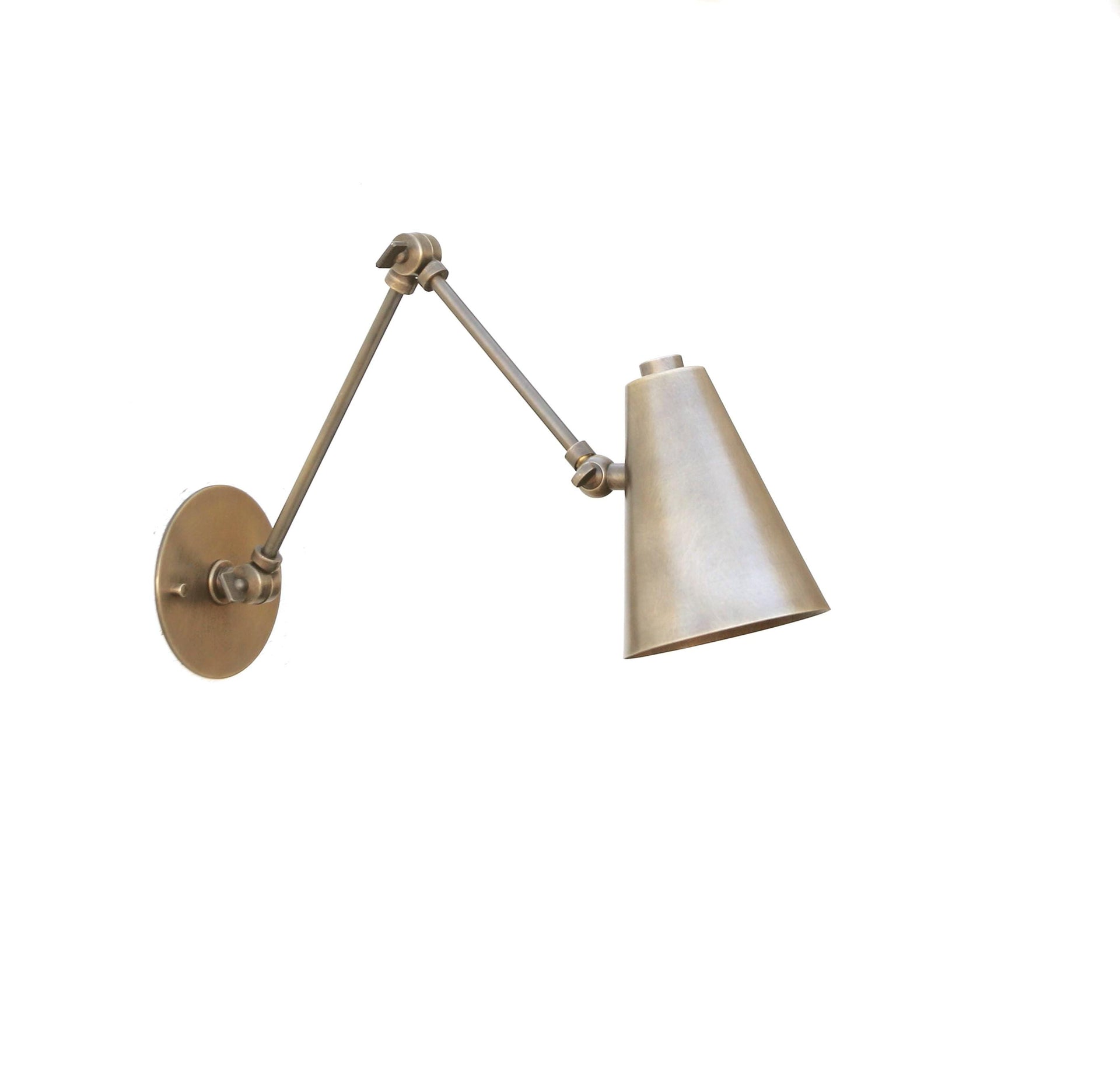 Brass Adjustable Wall Sconce light, Solid Brass Swivel Wall Sconce light, UL Listed No.0024
