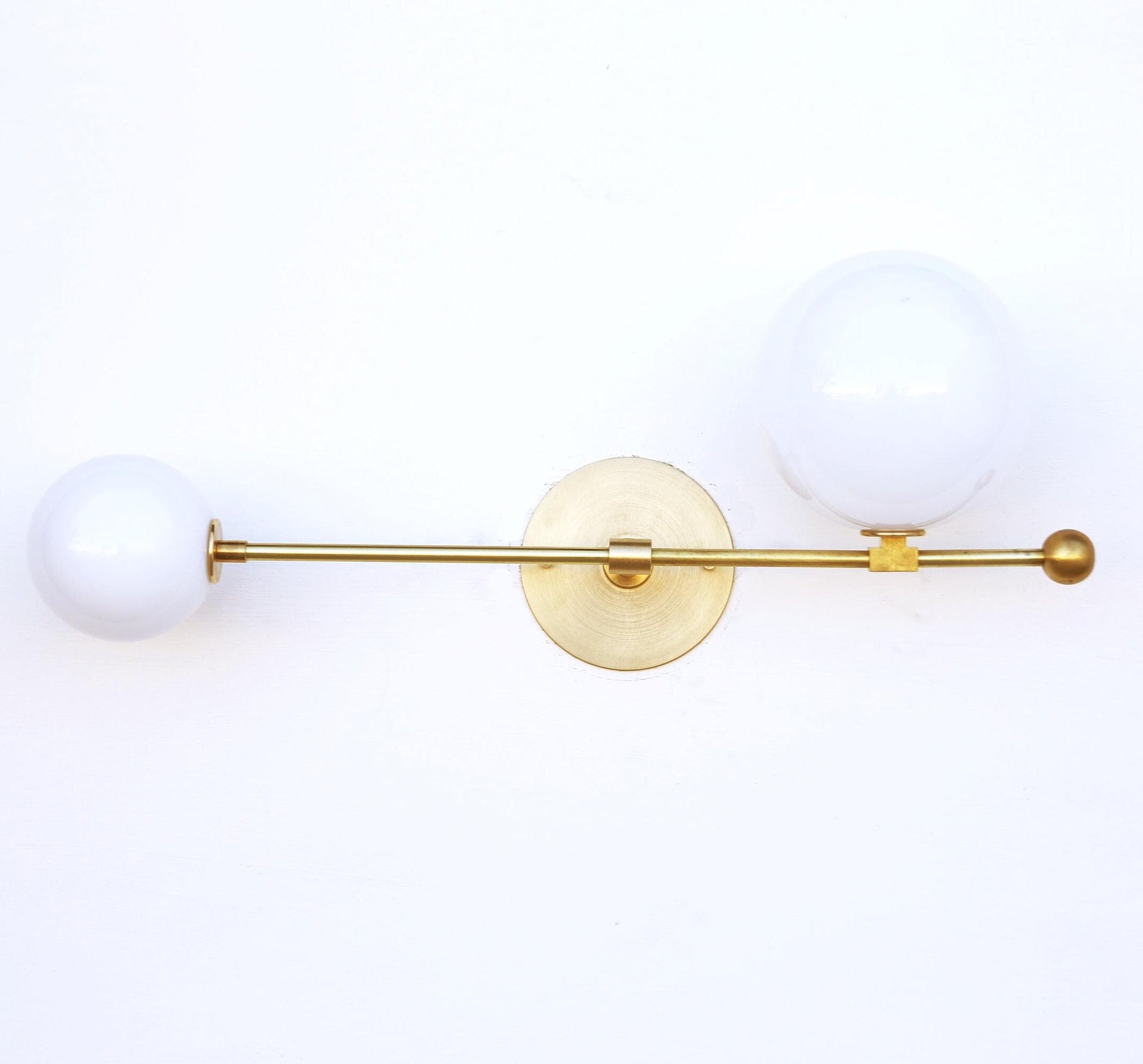 Bathroom Vanity, Vanity Fixture, Mid Century Brass Wall Sconce  light, UL Listed, No.0356
