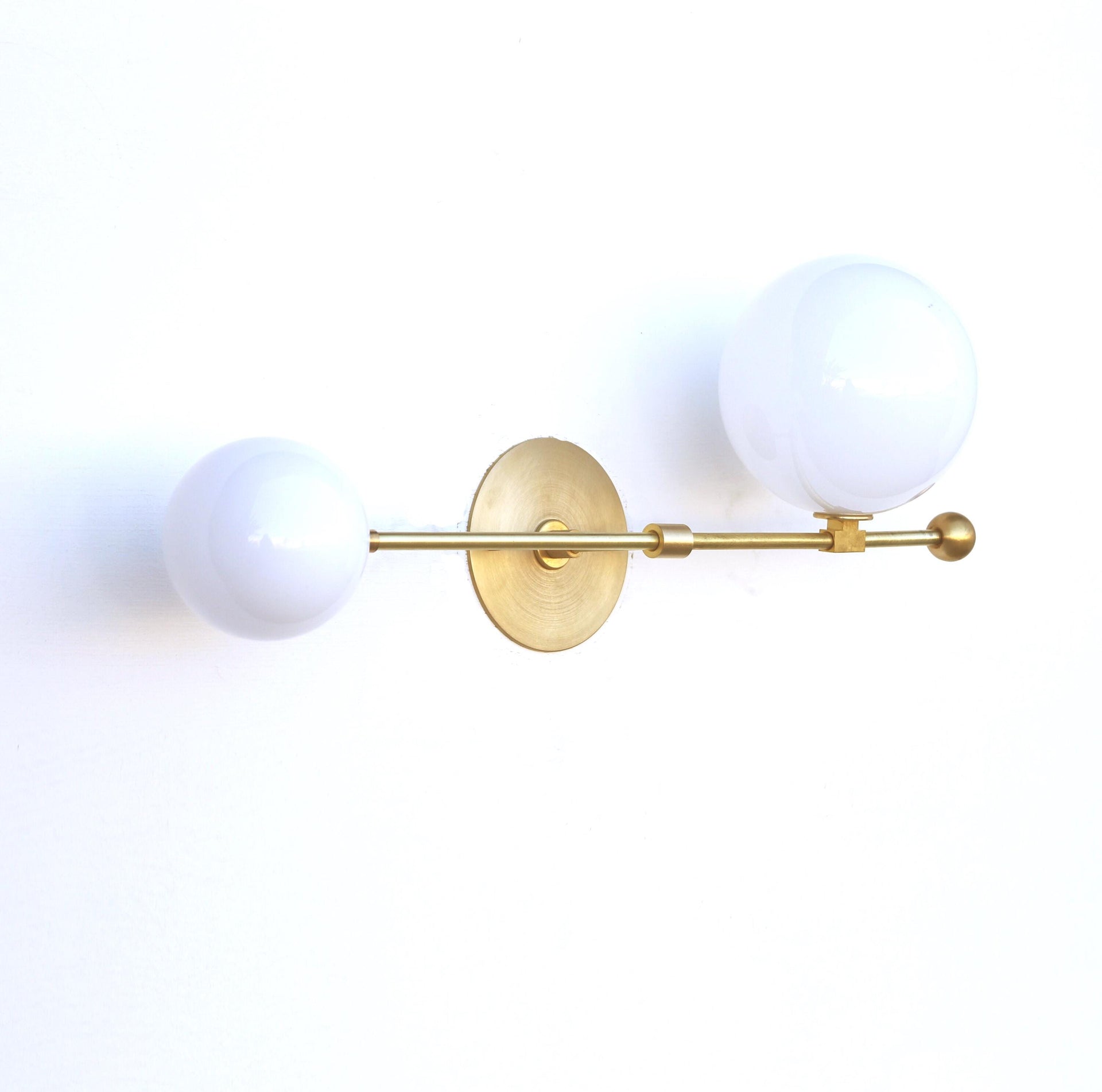 Bathroom Vanity, Vanity Fixture, Mid Century Brass Wall Sconce  light, UL Listed, No.0356