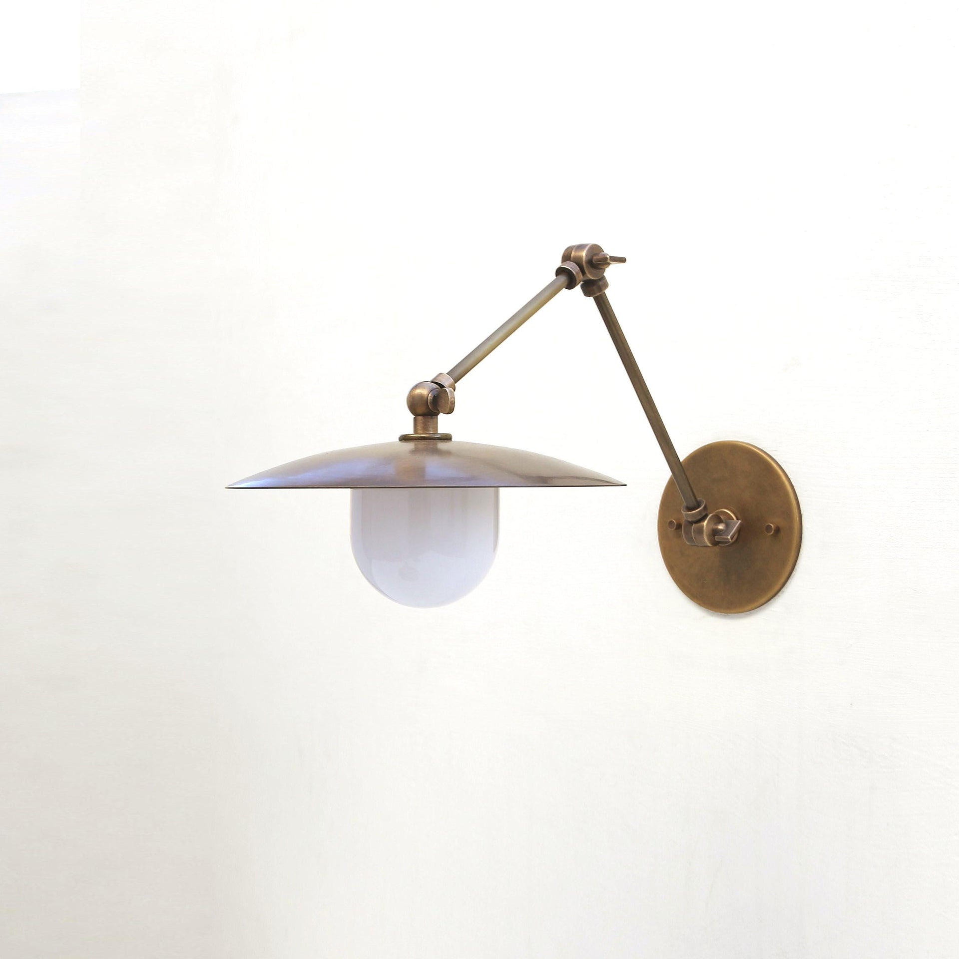 Brass  Adjustable Wall Sconce light, Solid Brass Swivel Wall Sconce light LM2, UL Listed, No.0046