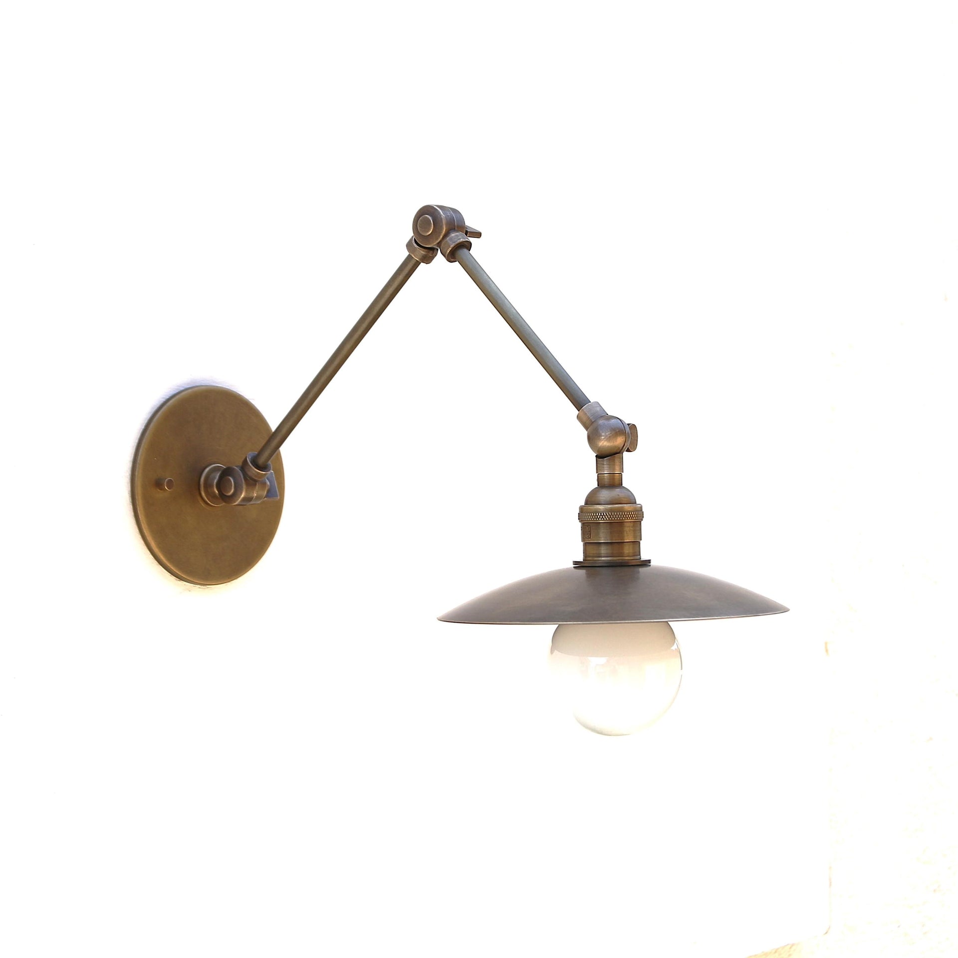 Adjustable Brass Wall Sconce light, Modern brass light, Adjustable Wall sconce light UL Listed, No.0898