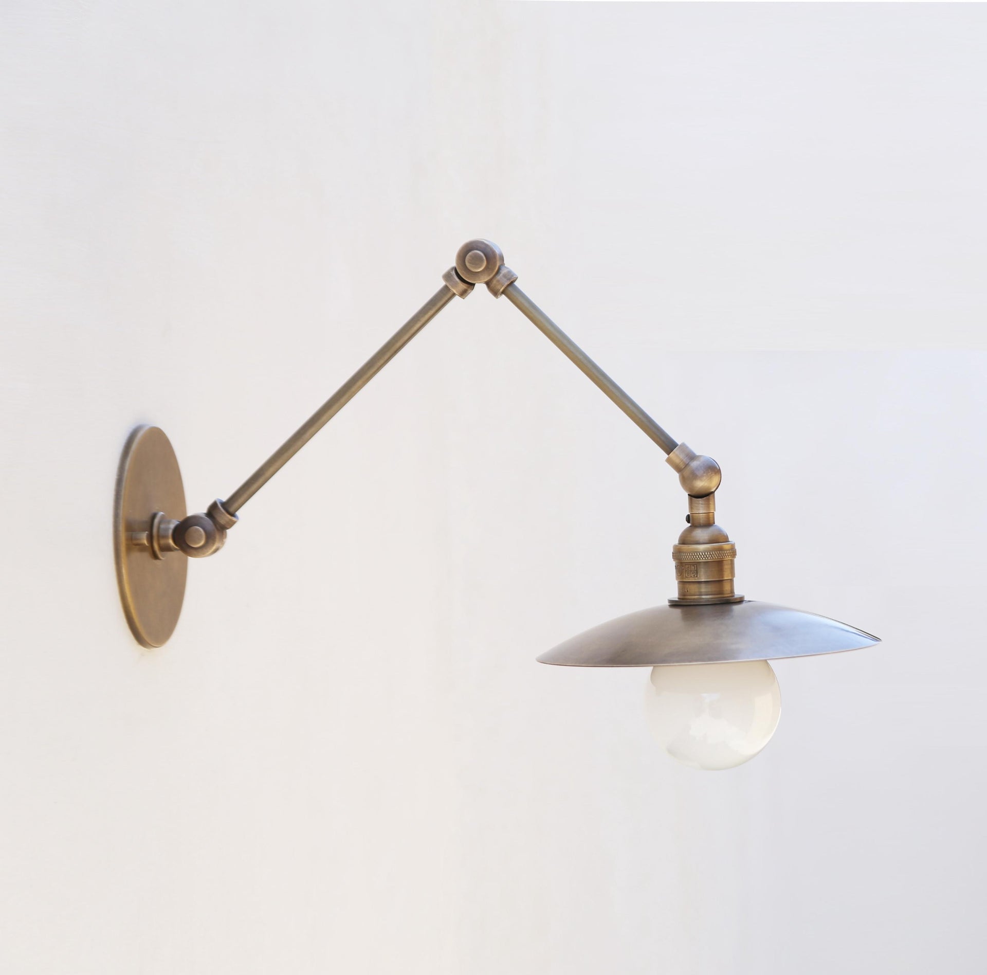 Adjustable Brass Wall Sconce light, Modern brass light, Adjustable Wall sconce light UL Listed, No.0898
