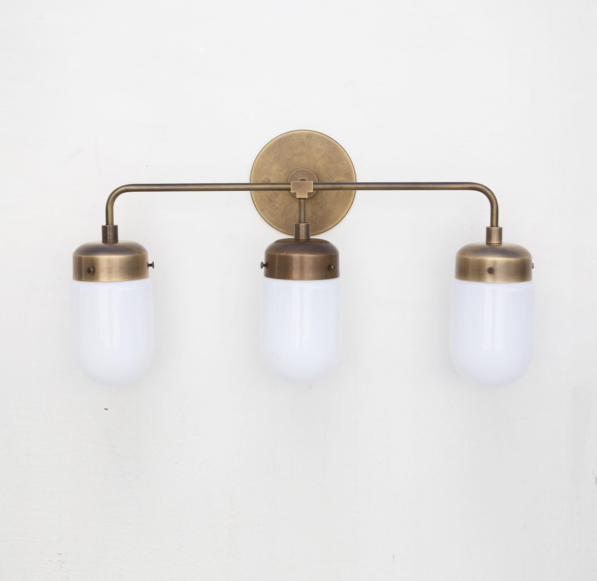 Bathroom Vanity Light,  Wall Sconce  light with brass shade-Minimal Sconce Light- UL Listed CLM, No.0284