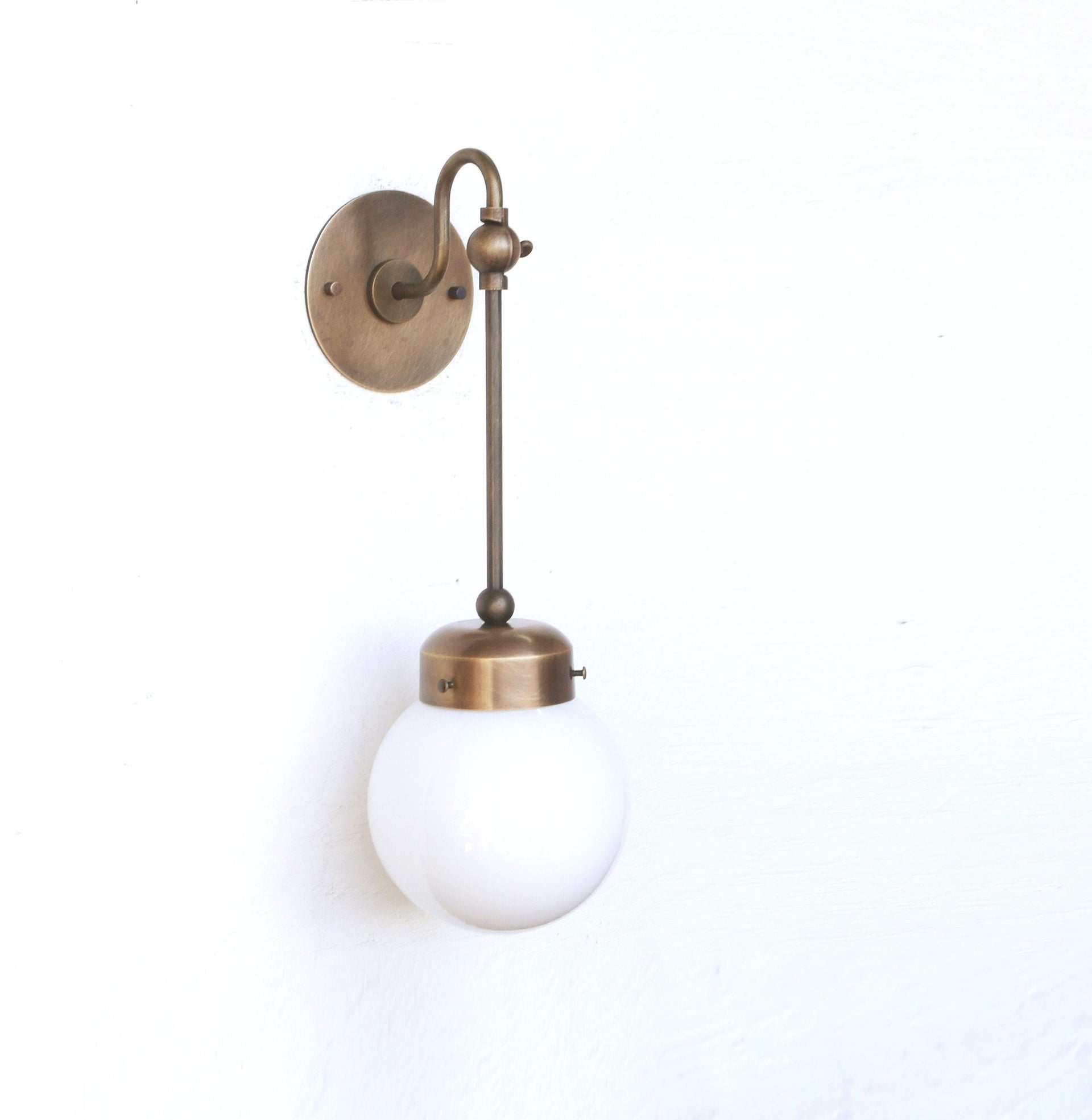 Wall Sconce Light, Mid Century Brass Wall Sconce light, UL listed No.0361